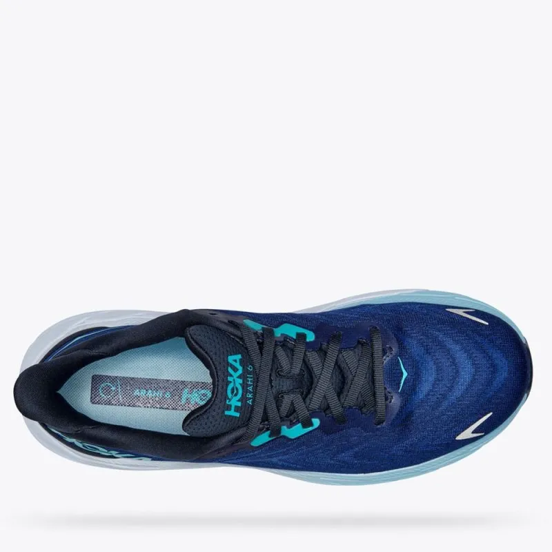 Hoka Arahi 6 Blu Azzurro - Scarpe Running Uomo