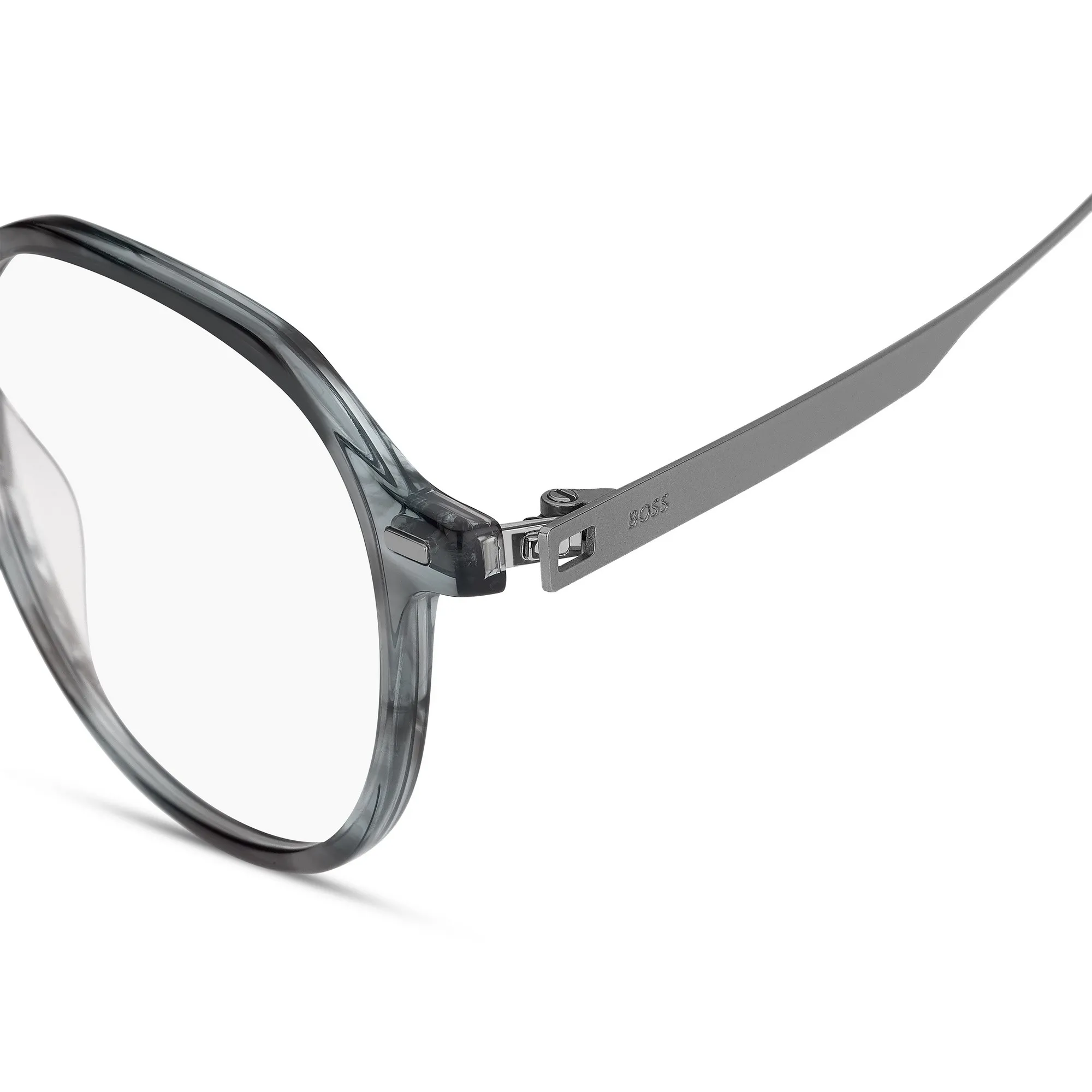   Hugo Boss 1697 - PZH 99 Grigio Striato | Occhiale Da Vista Uomo 