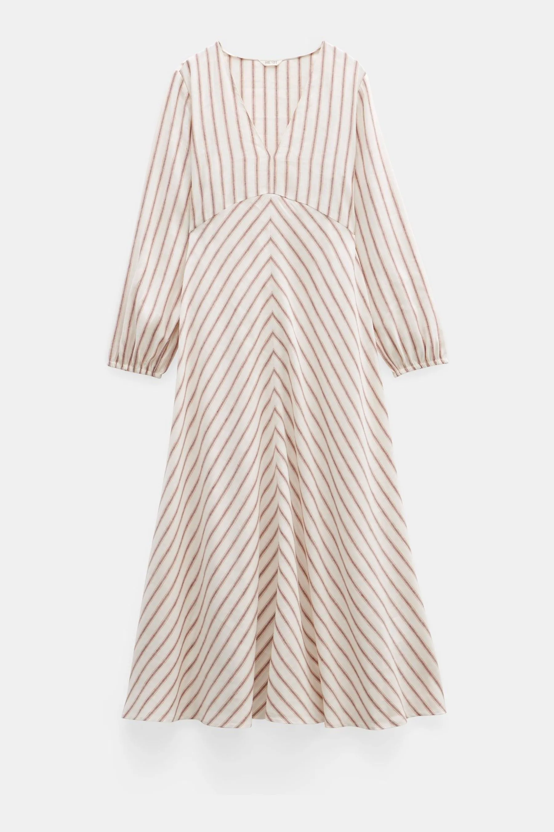 Hush Aine - Abito maxi A righe