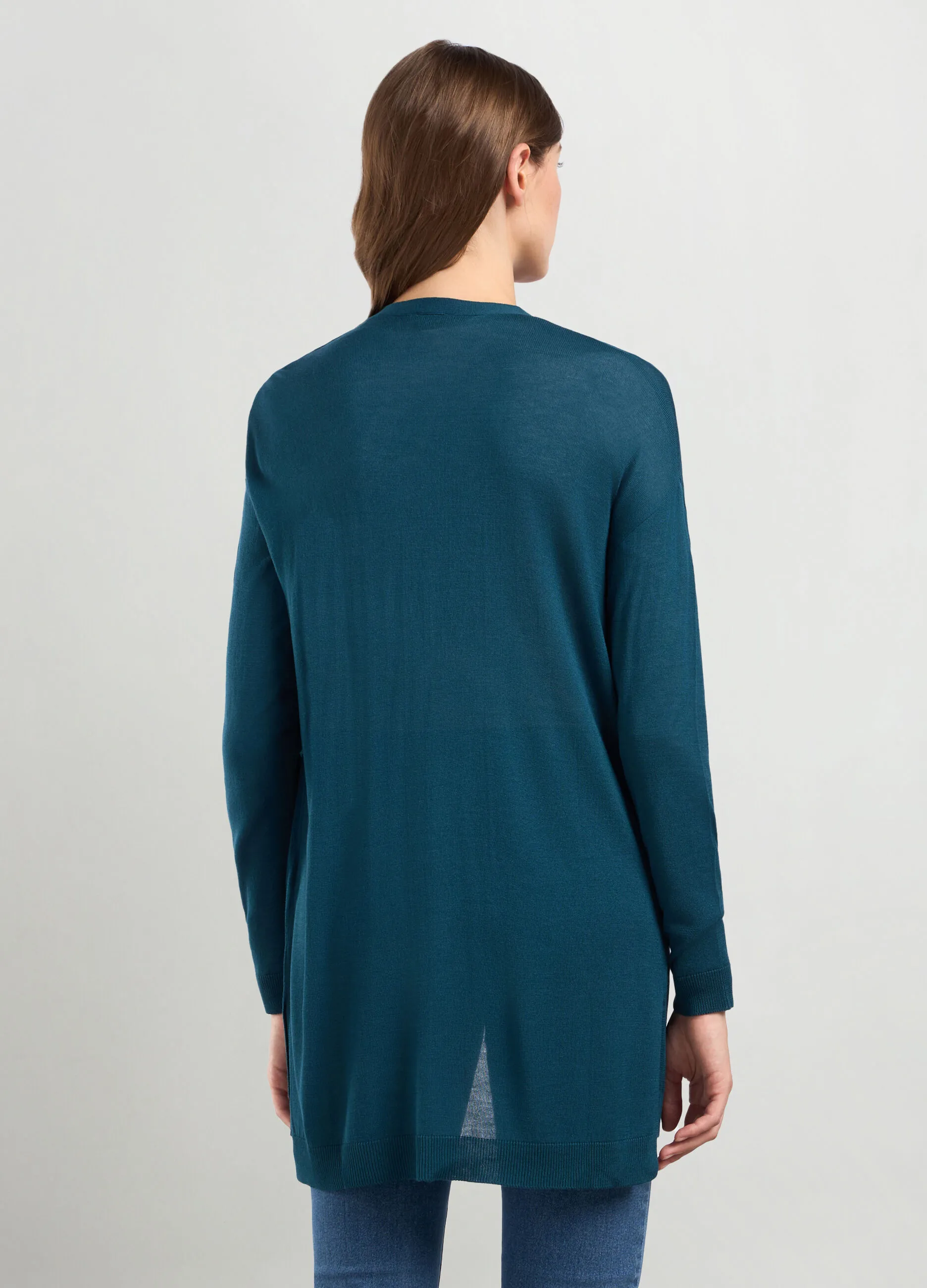 IWIE  Cardigan in misto viscosa aperto donna