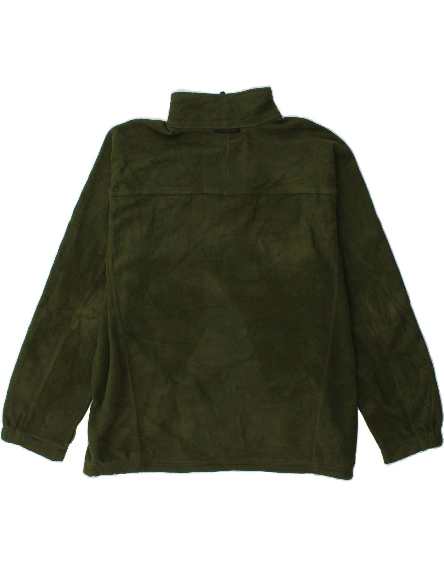 IZOD Mens Fleece Jacket UK 44 2XL Green Polyester