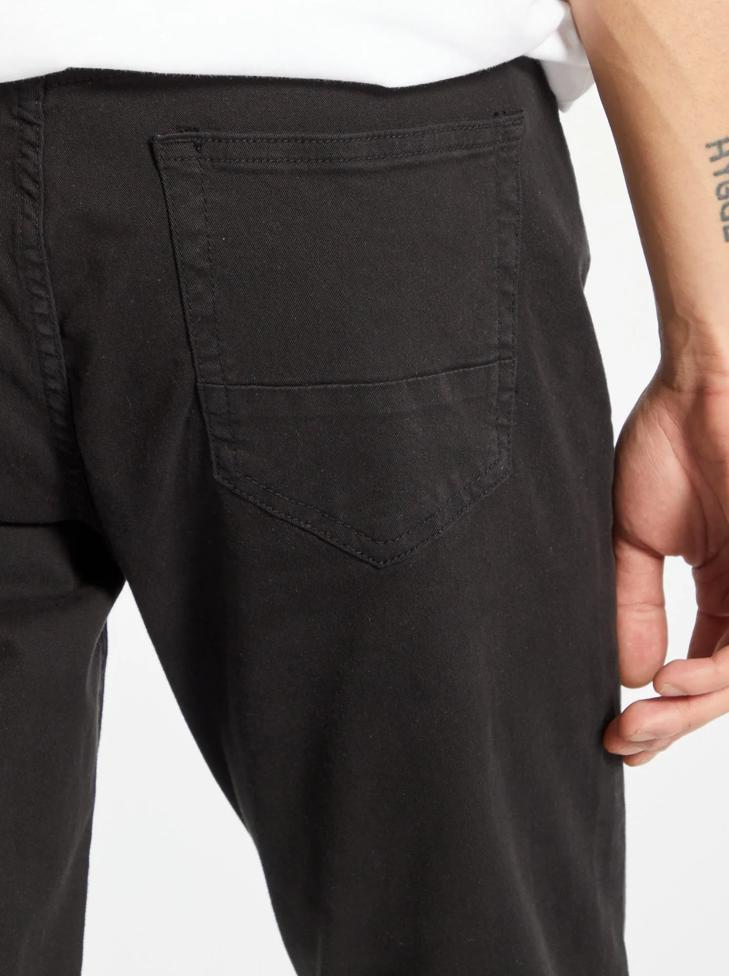Jeans slim 5 tasche - L32 - NERO