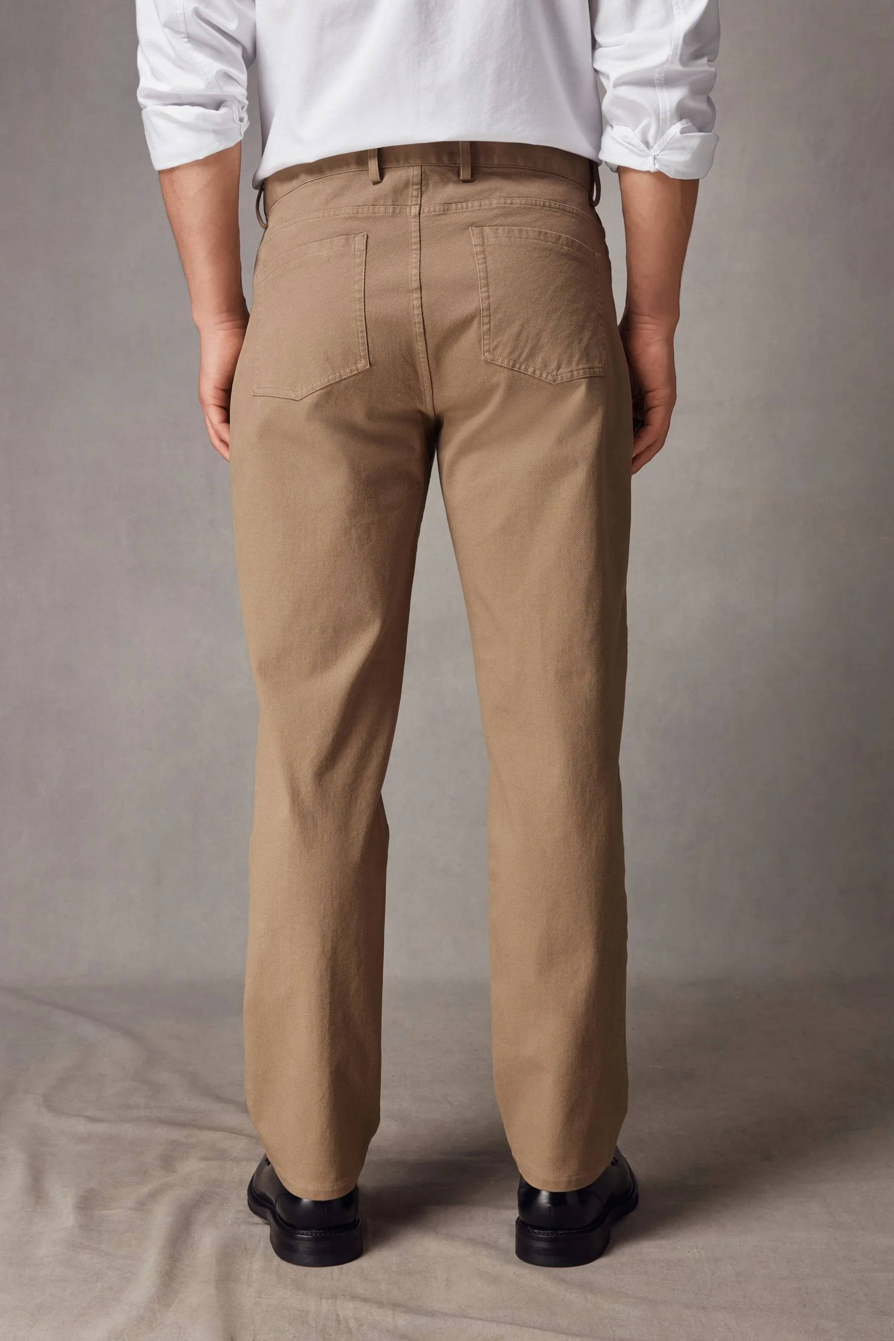 Jeans testurizzati Pantaloni elasticizzati