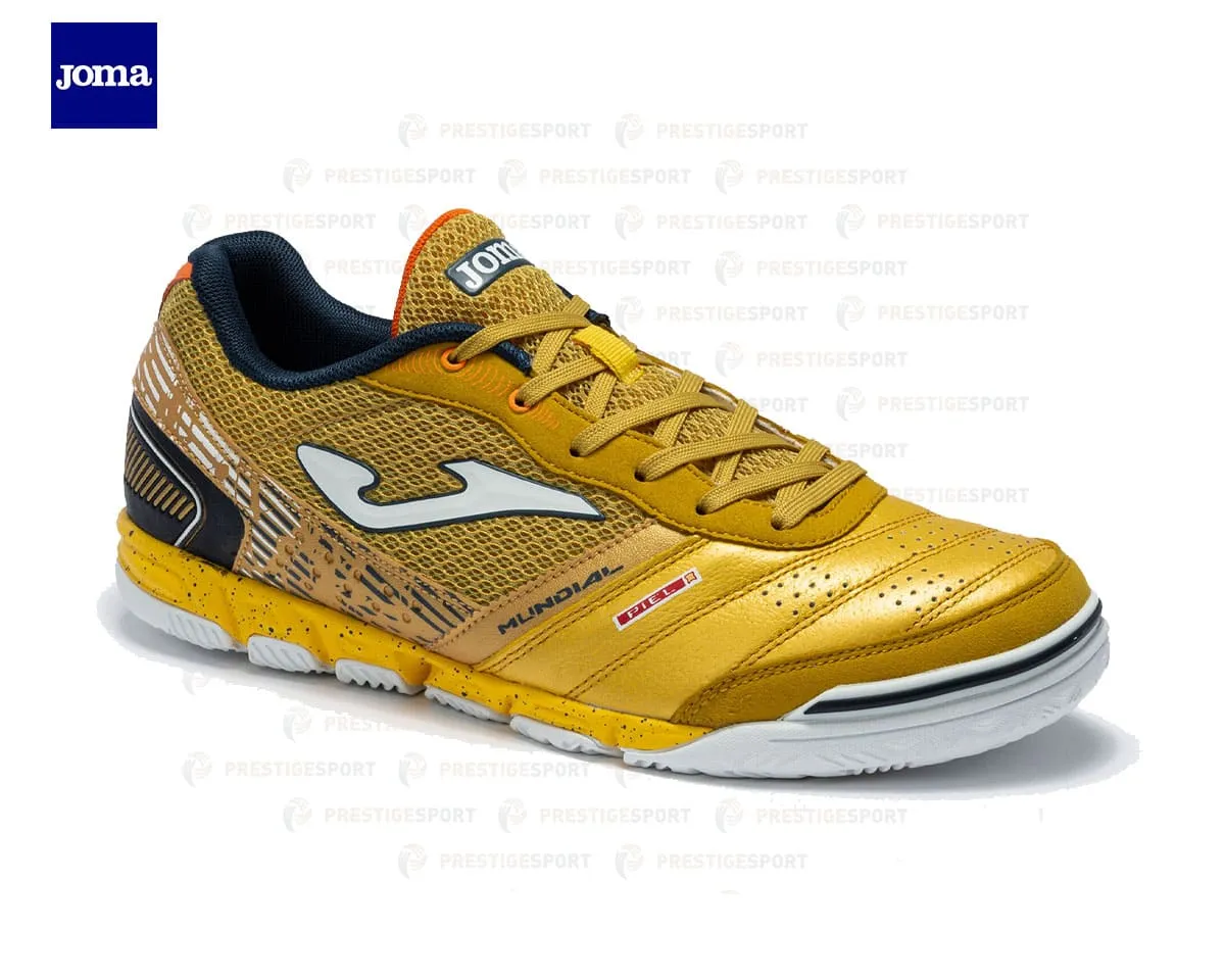 JOMA MUNDIAL 2218 ORO SCARPA CALCIO A 5 INDOOR