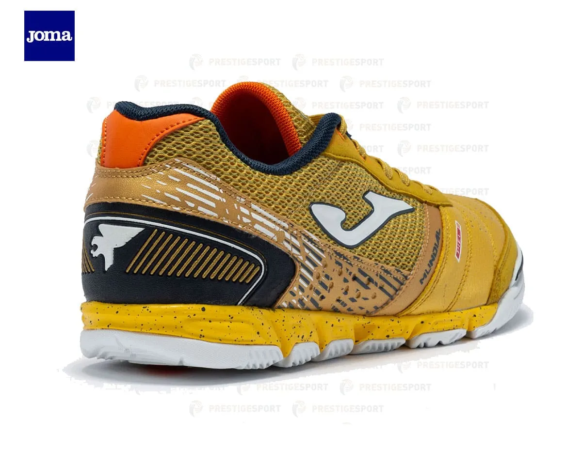 JOMA MUNDIAL 2218 ORO SCARPA CALCIO A 5 INDOOR