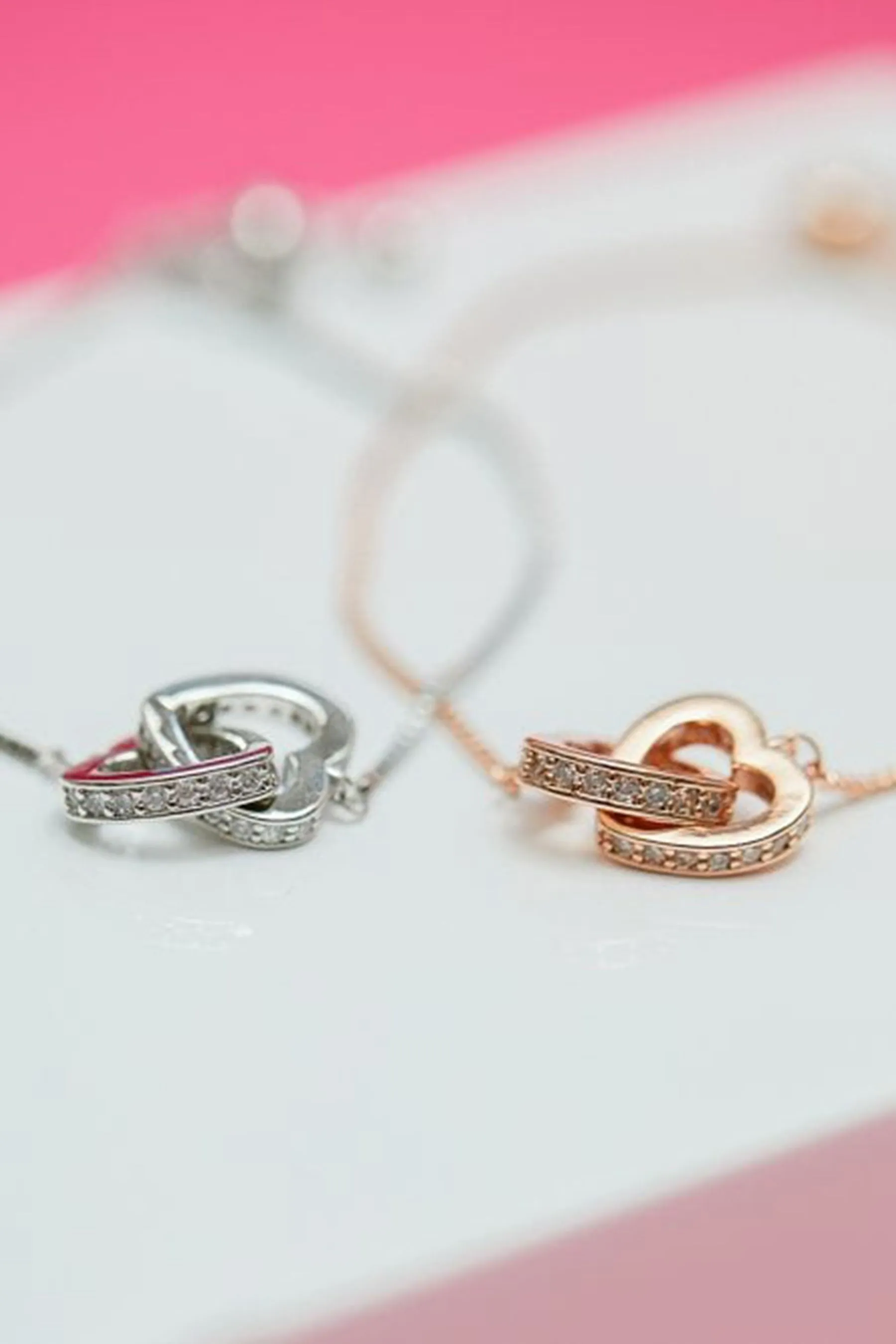 Jon Richard - Bracciale con cuore di cristallo
