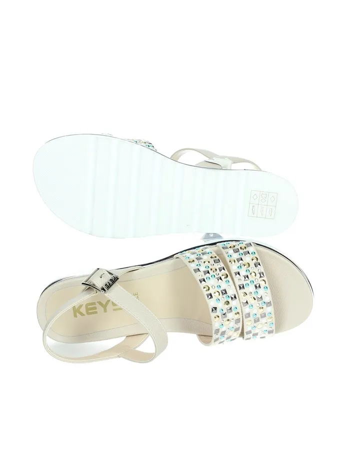 KEYS  SANDALI BASSI K-9662 BEIGE