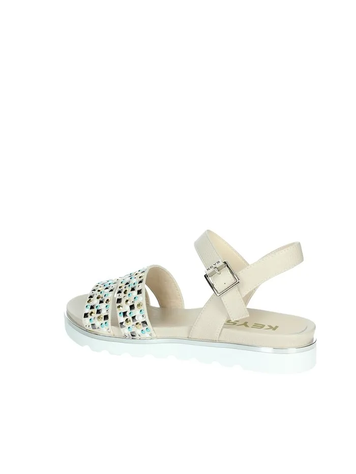 KEYS  SANDALI BASSI K-9662 BEIGE