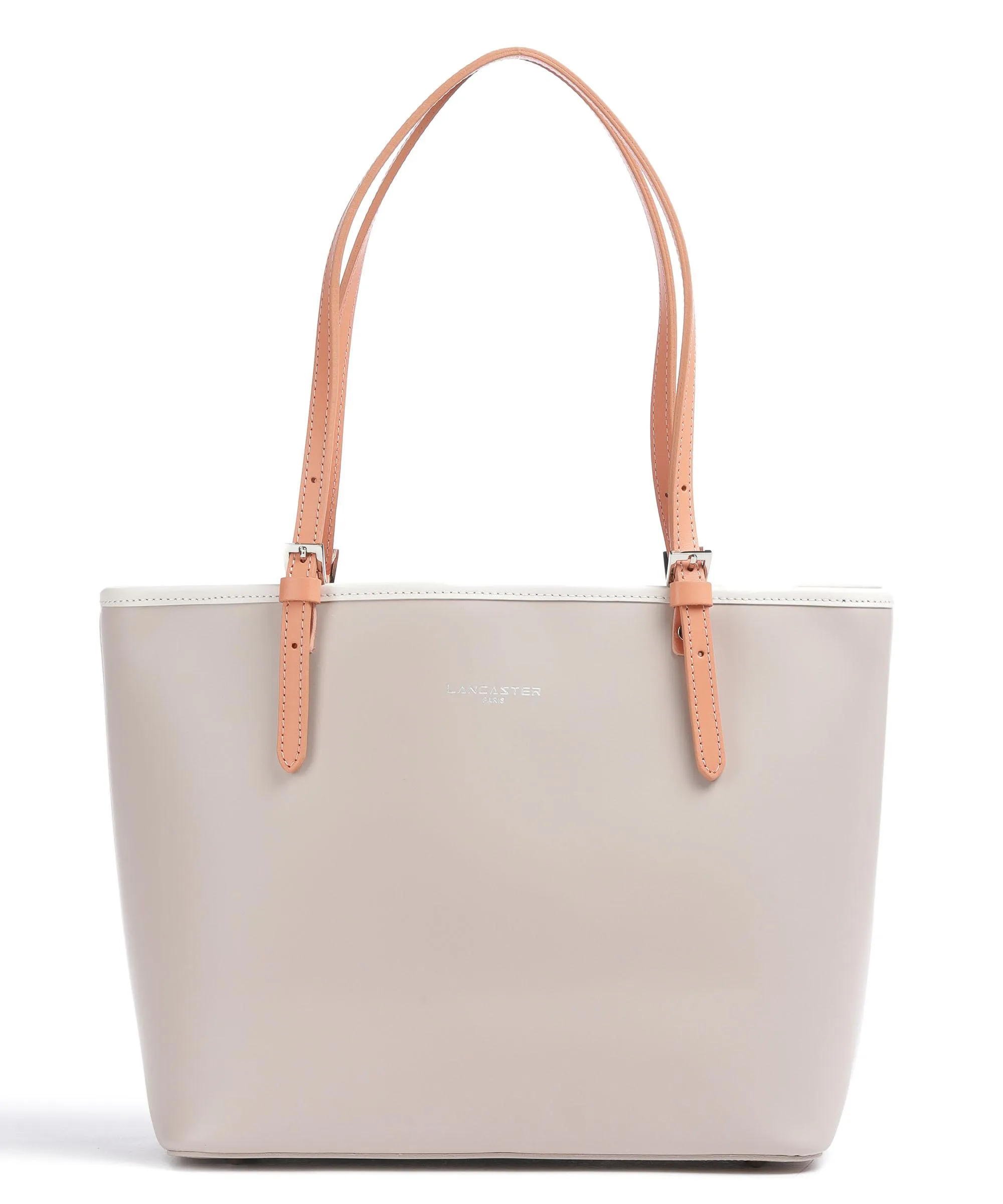  Lancaster Constance Borsa shopper pelle di vacchetta liscia beige  