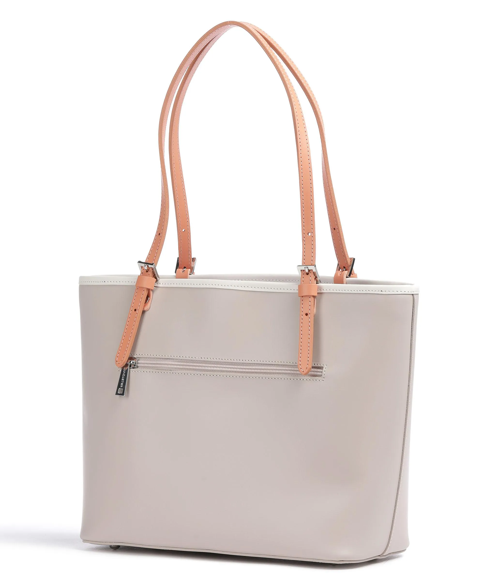  Lancaster Constance Borsa shopper pelle di vacchetta liscia beige  