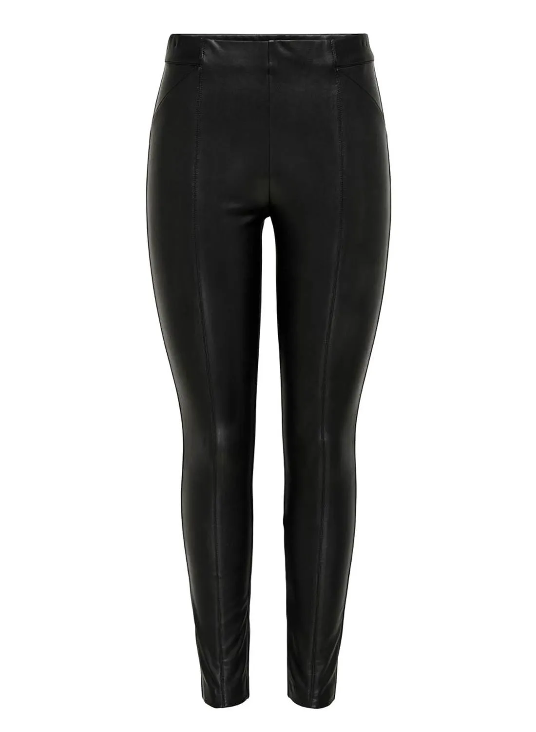 Leggins Only Jessie Faux Leather Nero per Donna
