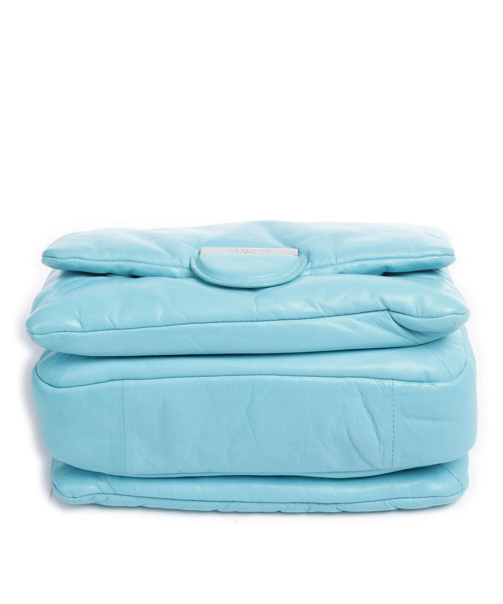  Liebeskind Helene Lamb Gstaad M Borsa a tracolla pelle a grana fine blu chiaro  