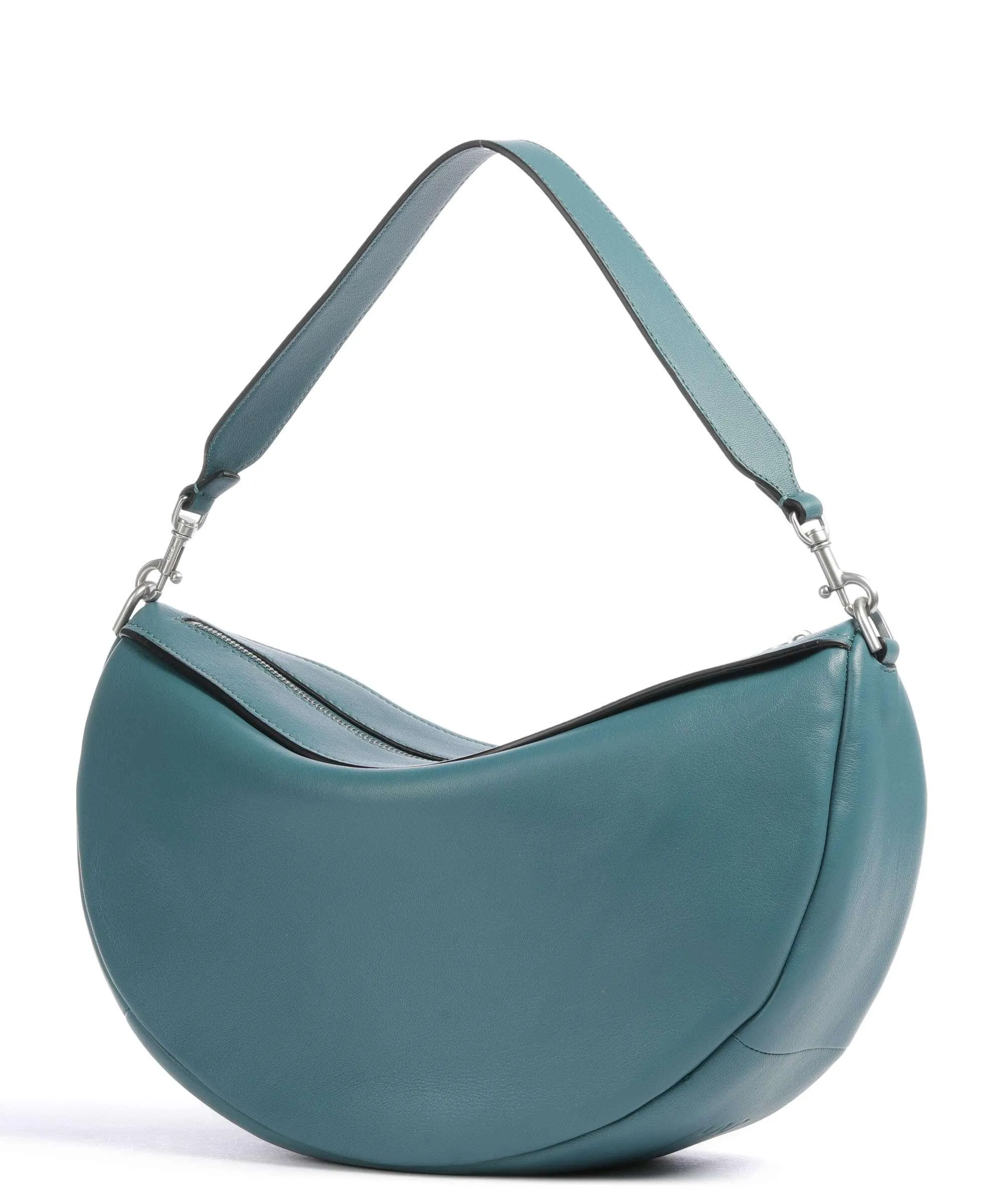  Liebeskind Melli Kodiaq Sheep M Borsa hobo pelle a grana fine petrol  