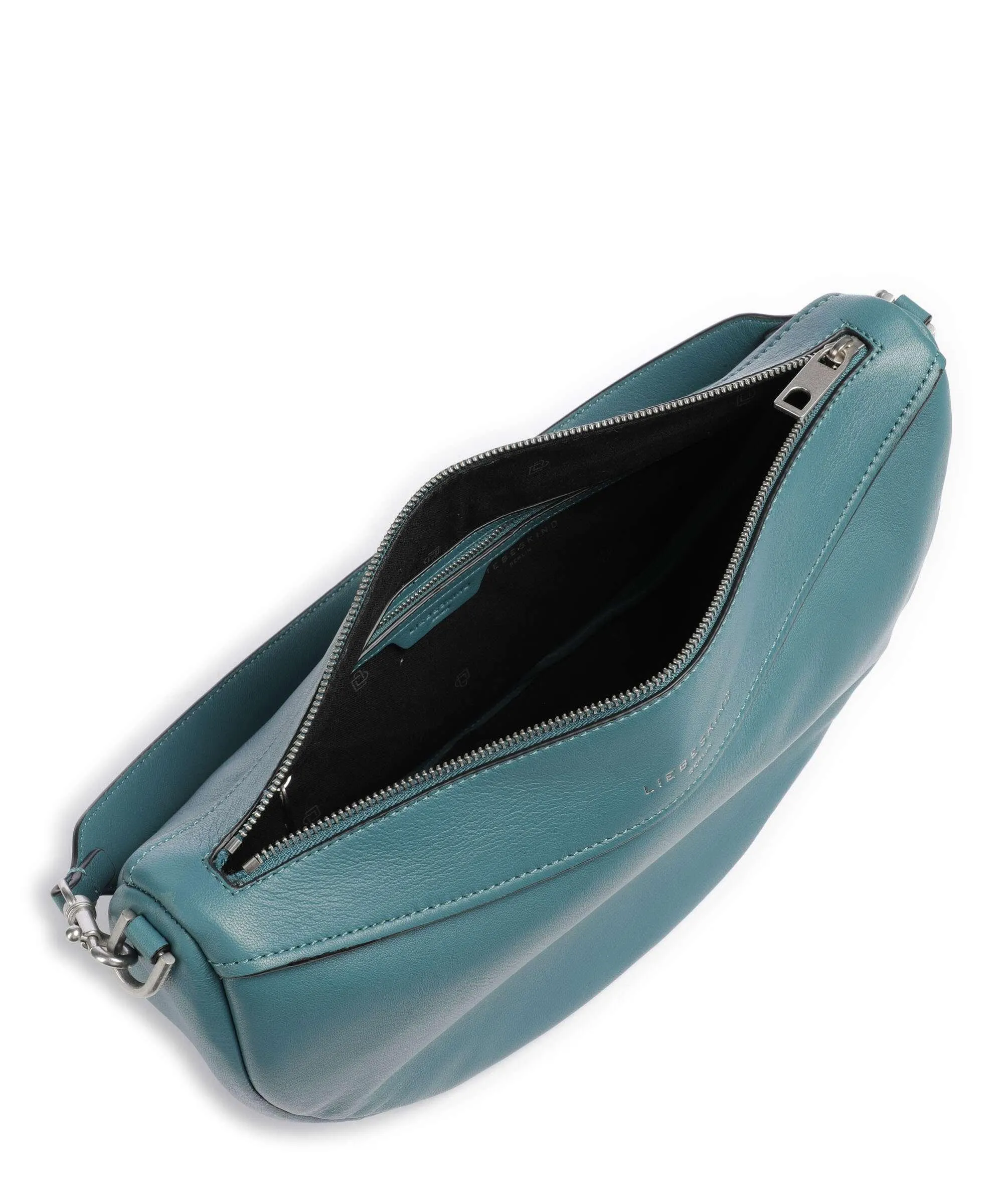  Liebeskind Melli Kodiaq Sheep M Borsa hobo pelle a grana fine petrol  