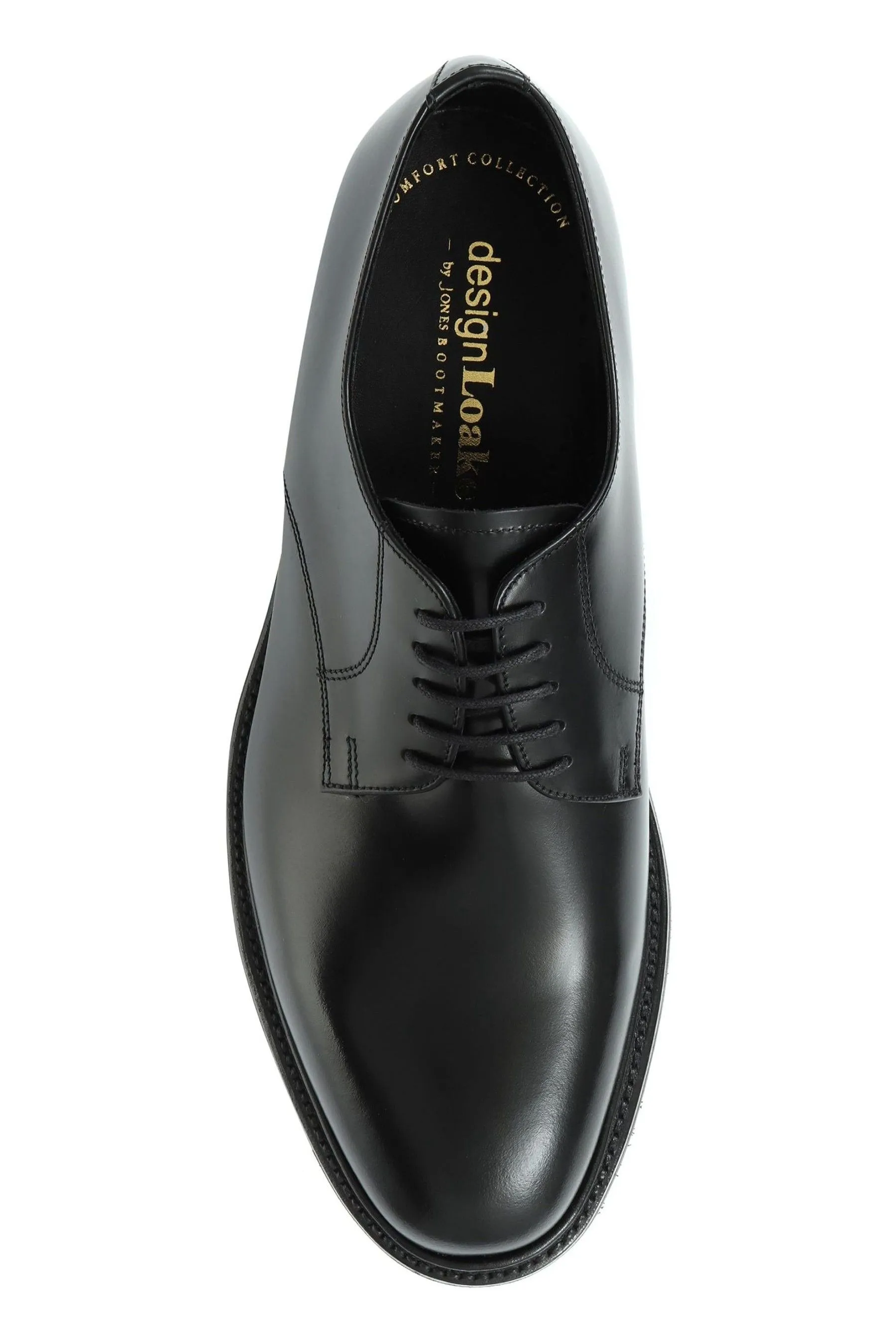 Loake by Jones - Bootmaker Apache Uomo Goodyear - Vestibilità ampia Scarpe Derby in pelle rinforzata    