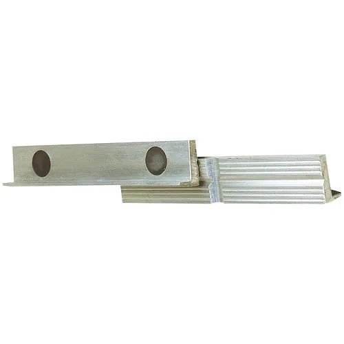 LTF 199.03 - Coppie copriganasce magnetiche prismatiche in lega di alluminio, con fissaggio magnetico – Lunghezza 120 mm