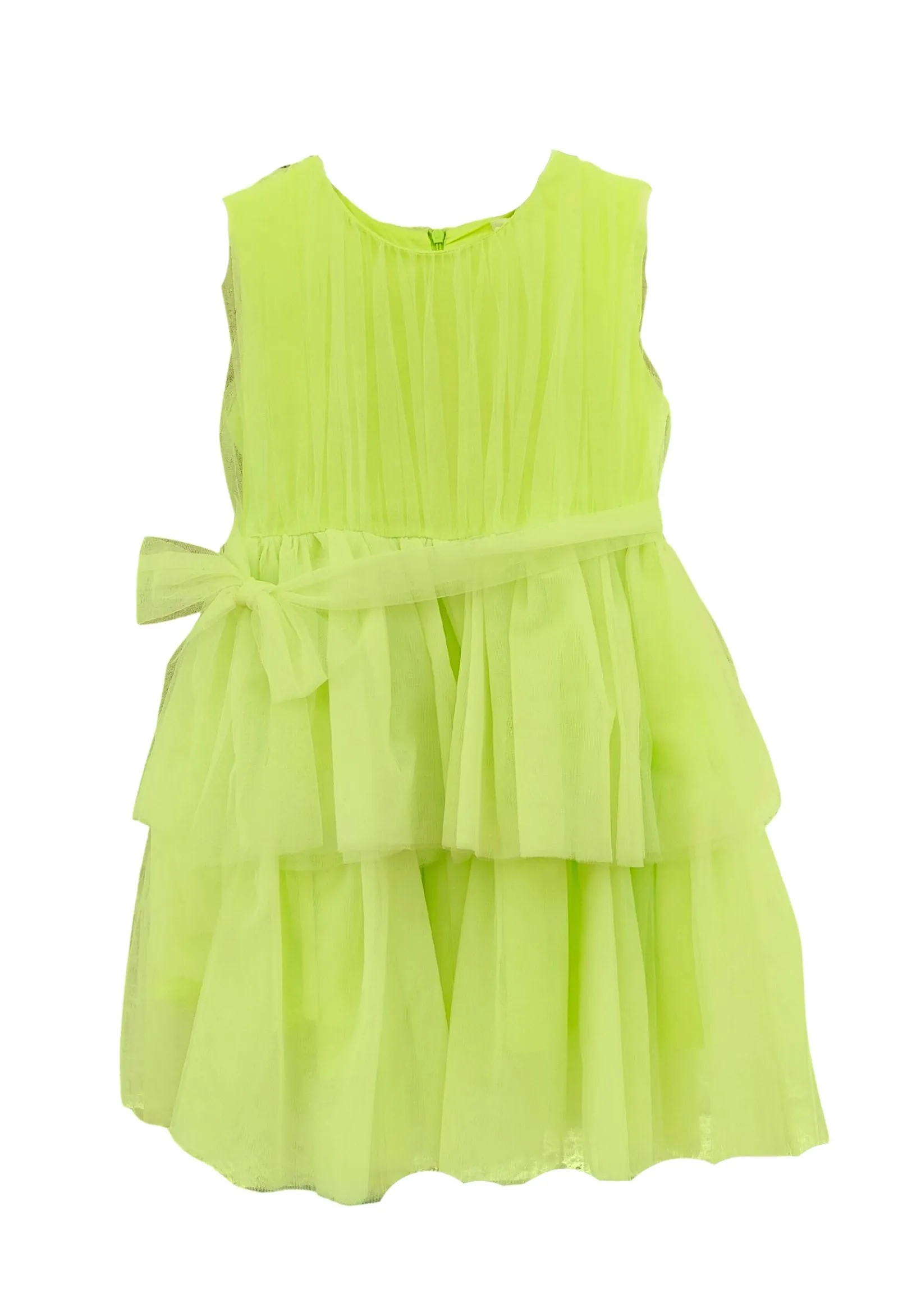 LULU  abito tulle lime