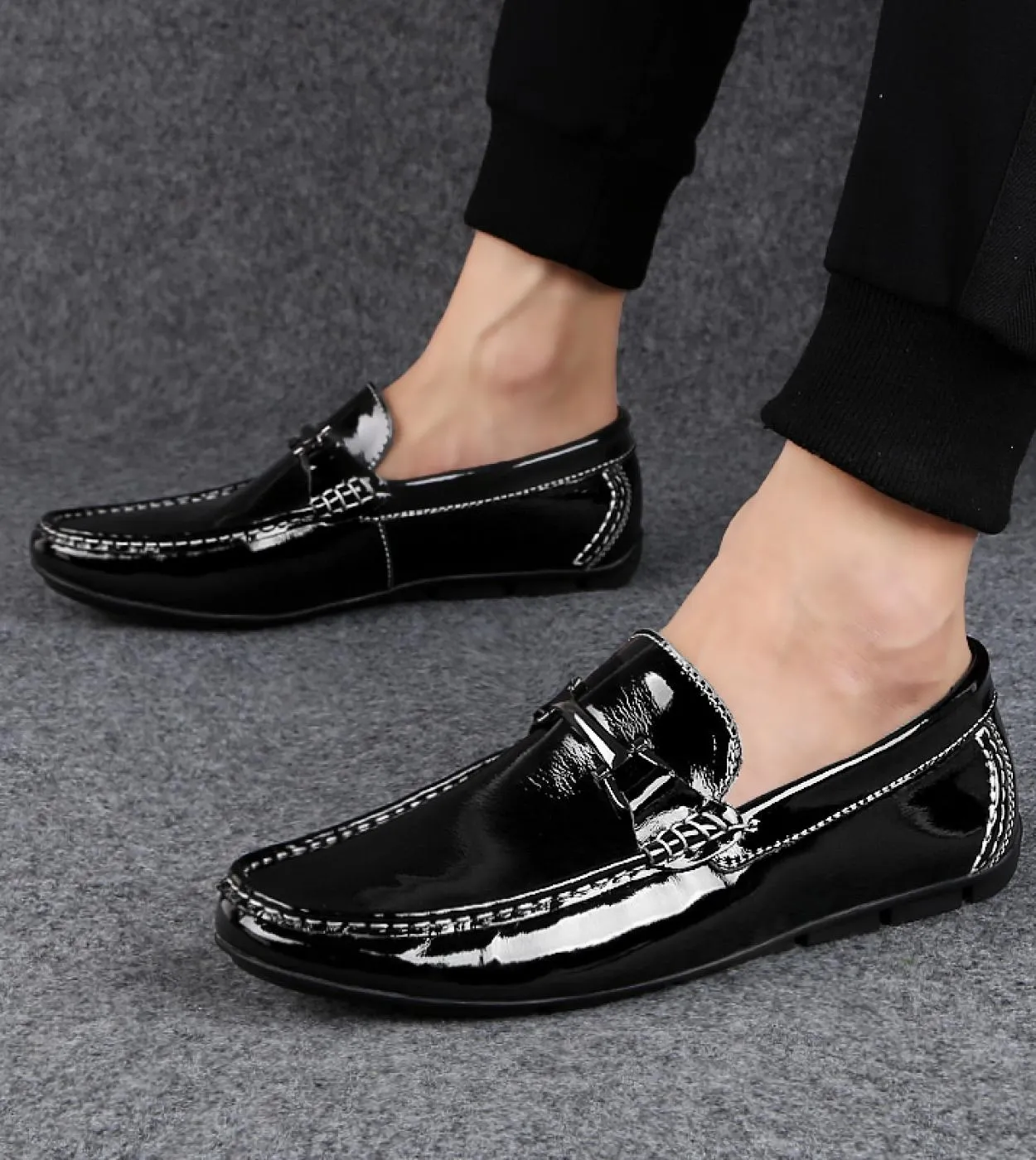 Luxe Vera Pelle Scarpe Uomo Autunno Estate Traspirante Business Office Mens Mocassini Marca Oxford di lusso Abito casual S