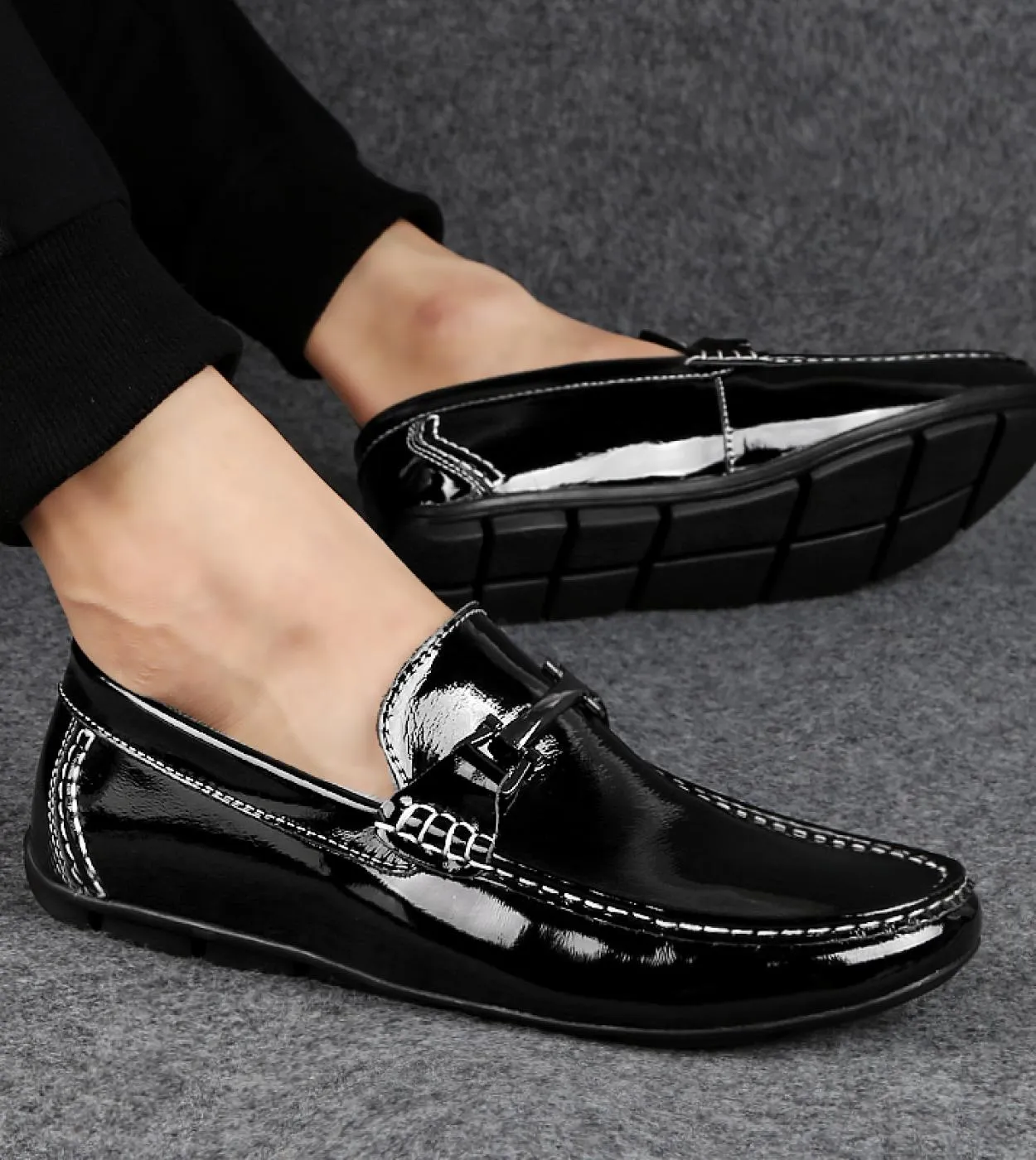Luxe Vera Pelle Scarpe Uomo Autunno Estate Traspirante Business Office Mens Mocassini Marca Oxford di lusso Abito casual S