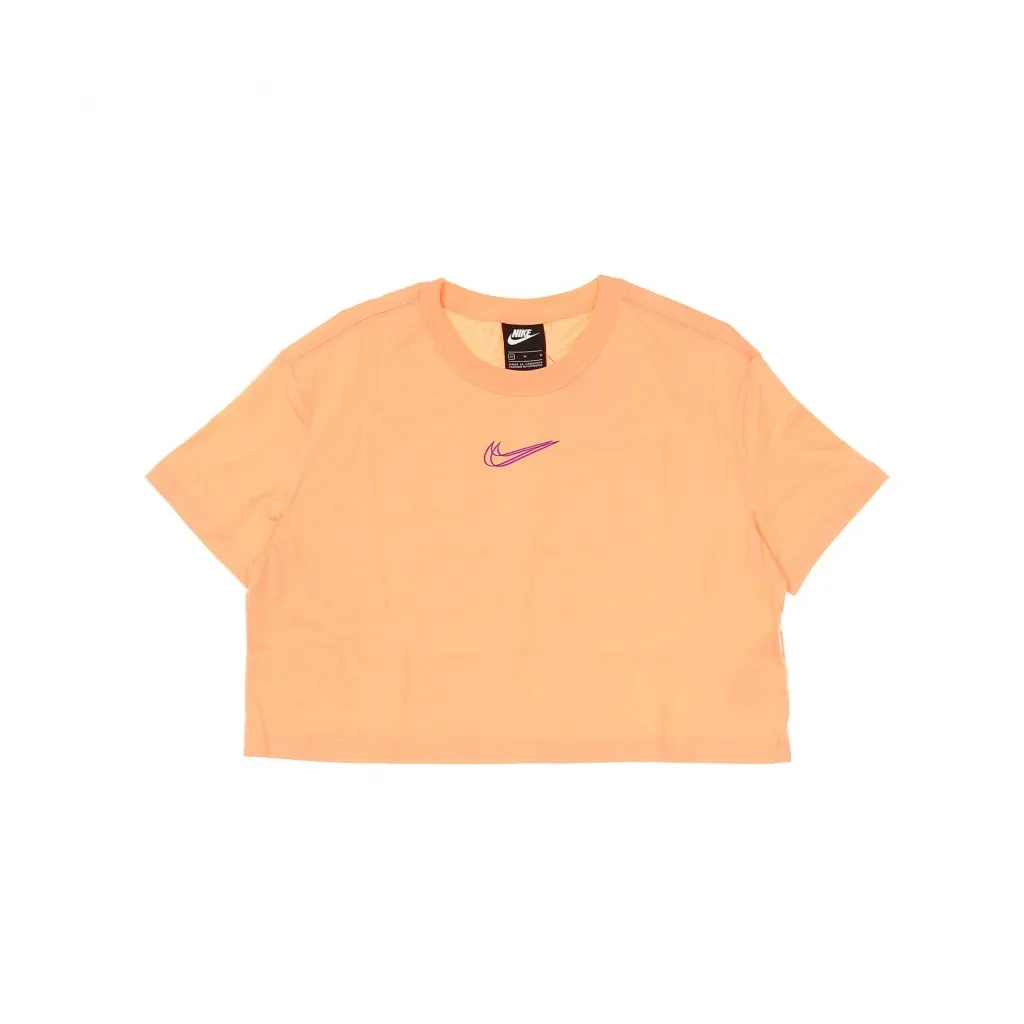 maglietta corta donna w sportswear crop tee print CRIMSON BLISS