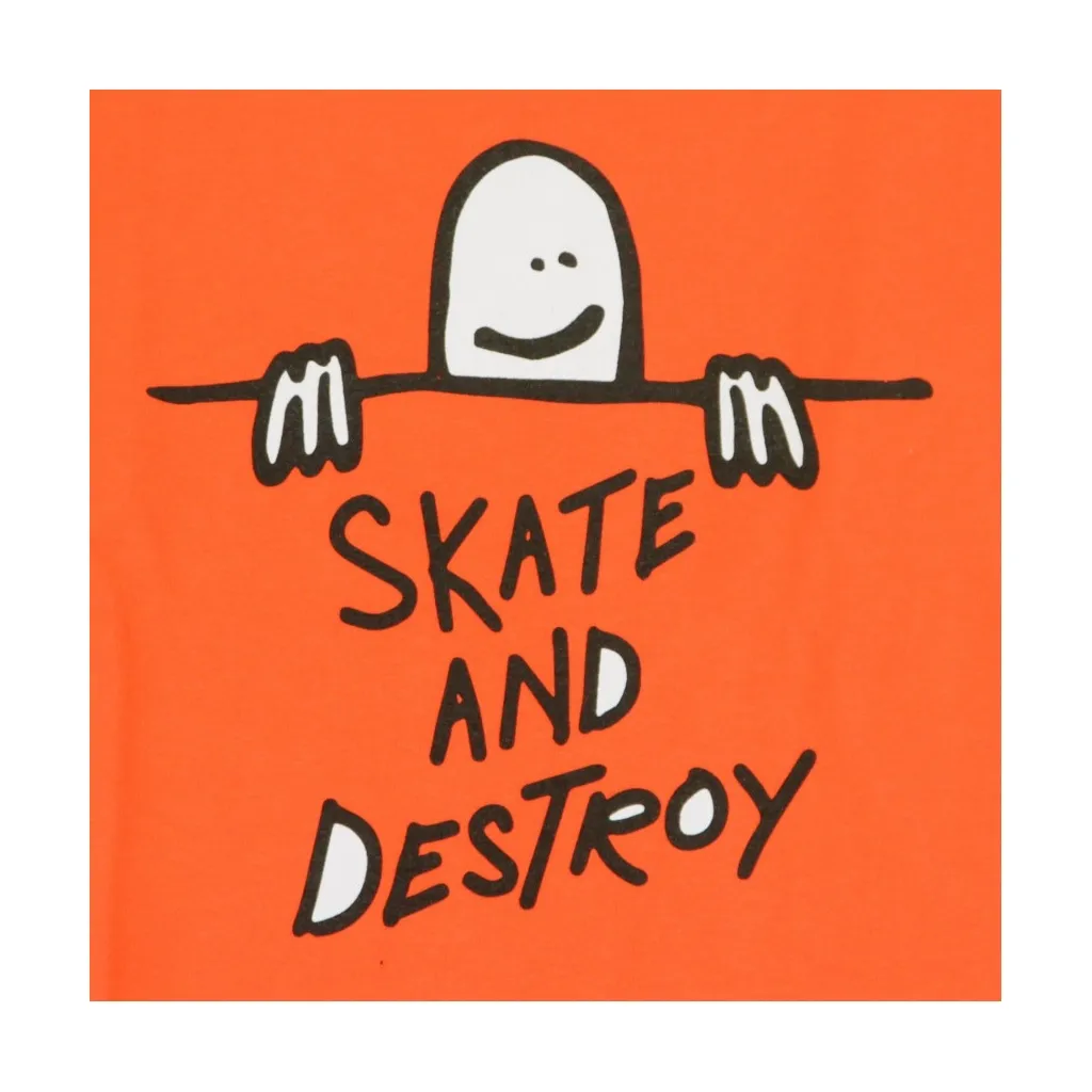 MAGLIETTA GONZ SAD LOGO TEE ORANGE