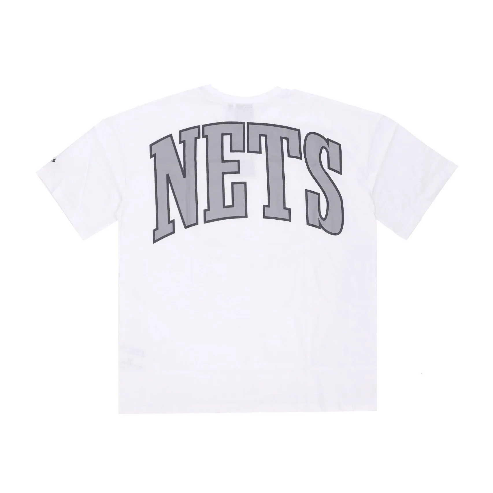 Maglietta Uomo Nba Infill Logo Os Tee Bronet White/black
