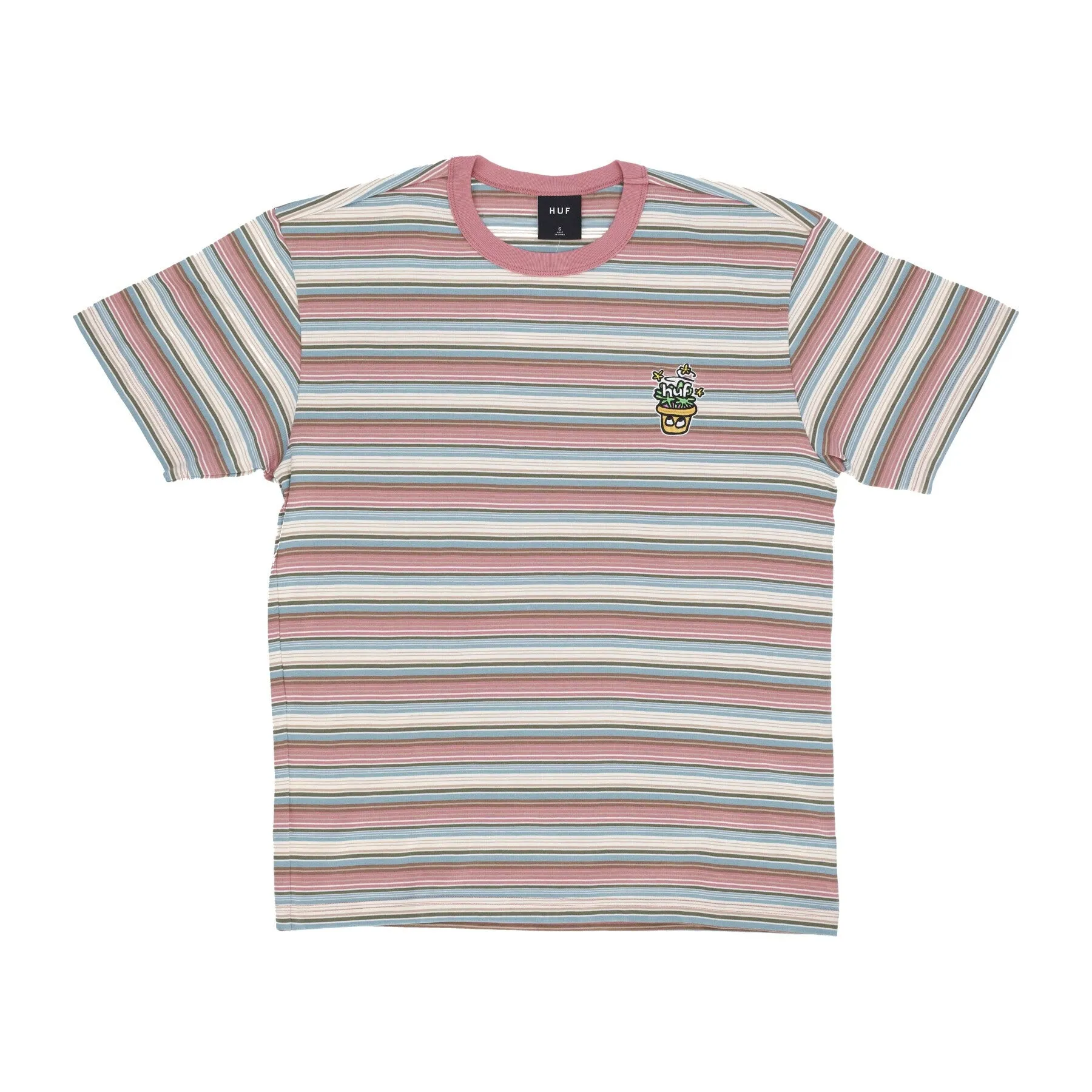 Maglietta Uomo Pot Head Striped Knit Top Cream