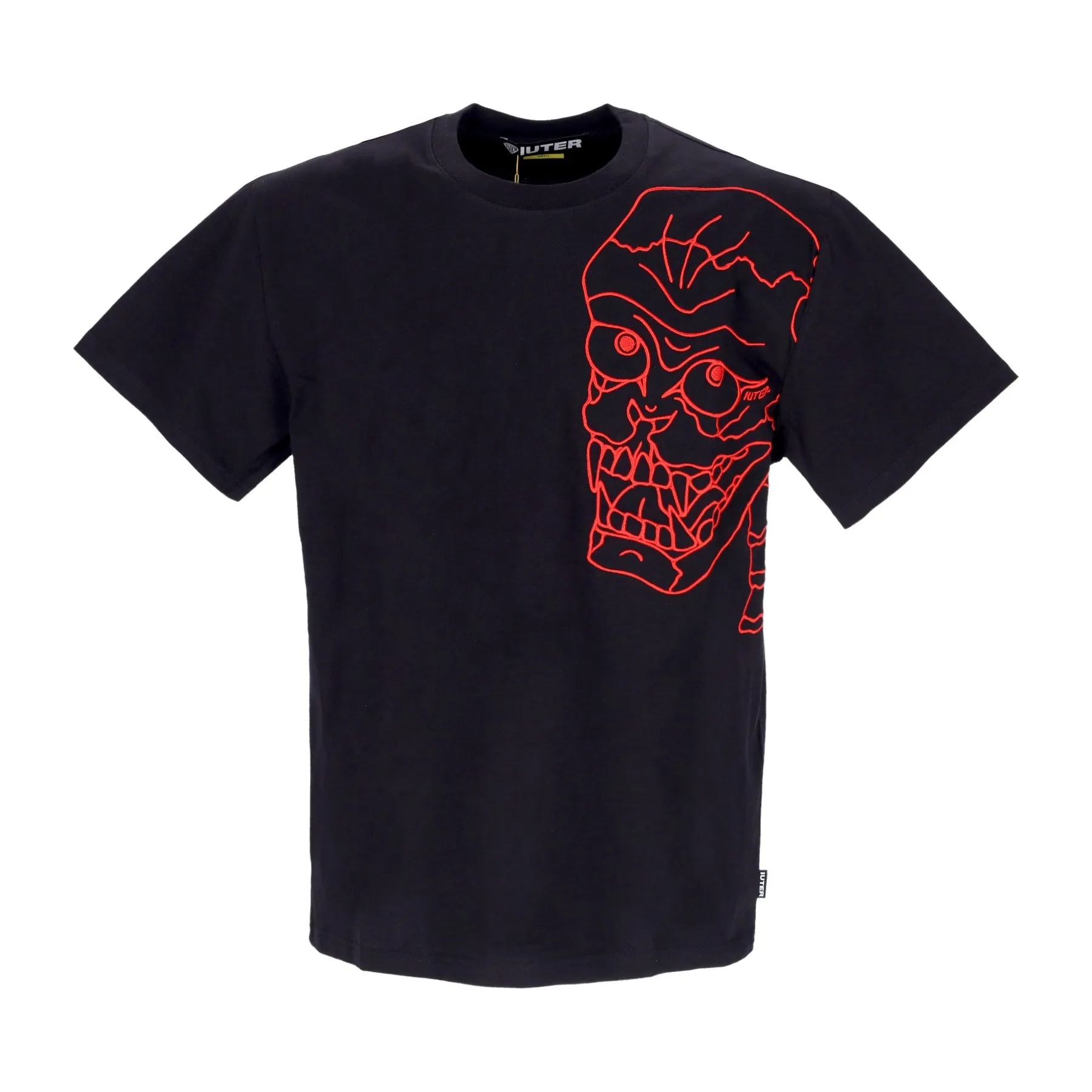 Maglietta Uomo Skull Tee Black/red