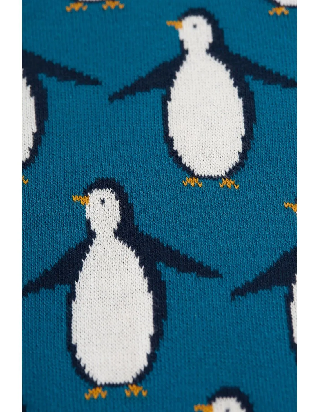 MAGLIONCINO BIMBI IN COTONE BIO "PINGUINI"