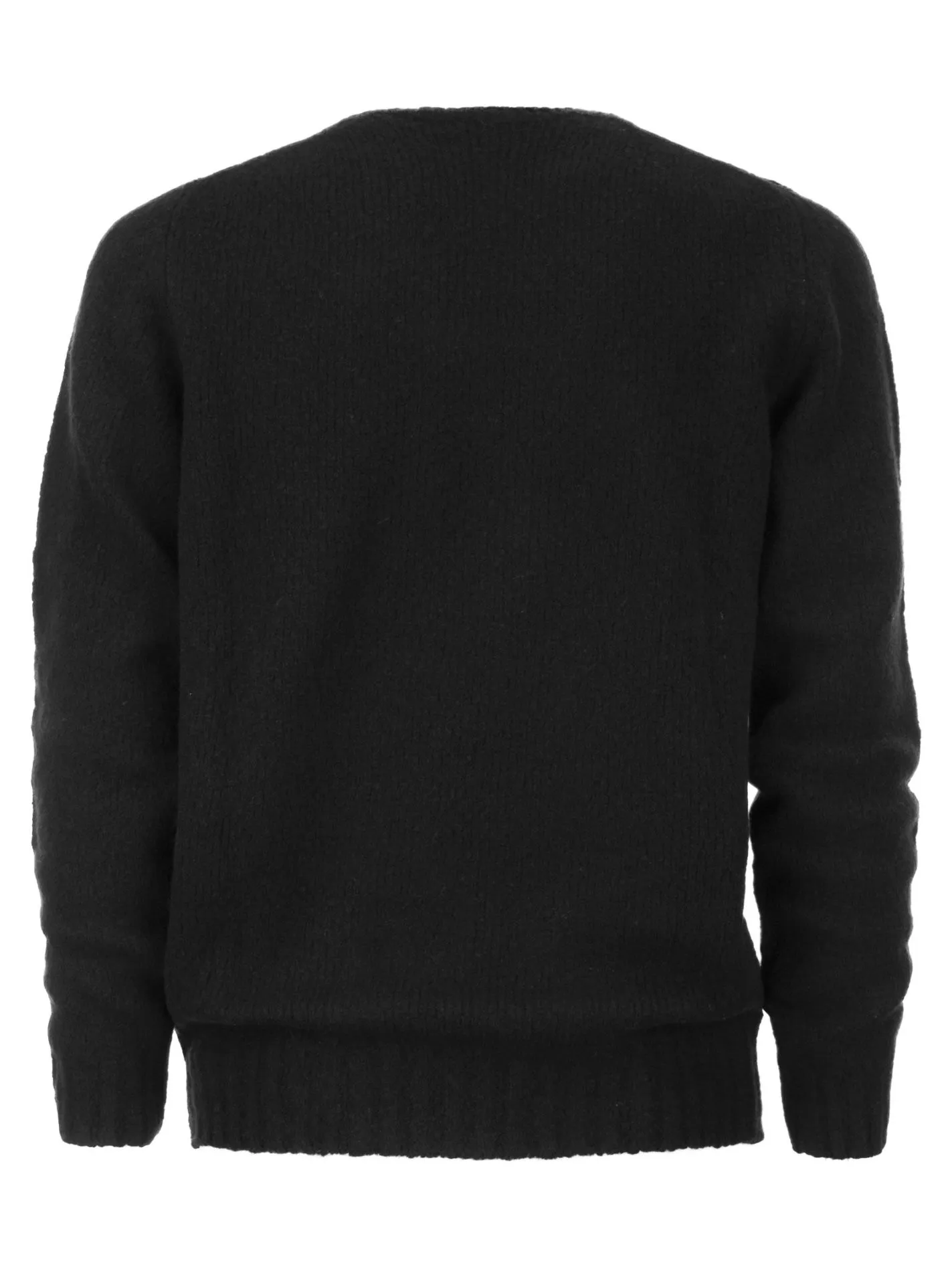 Maglione girocollo in lana e cachemire