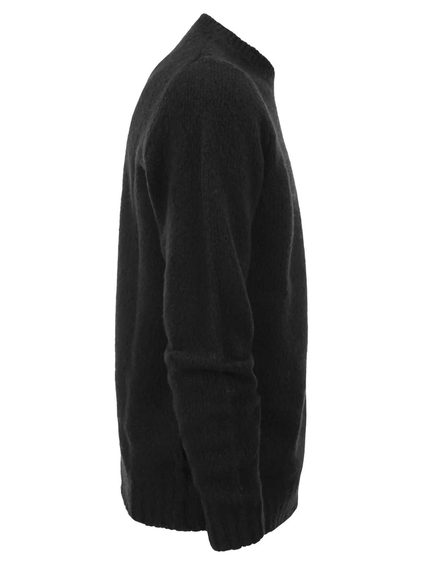 Maglione girocollo in lana e cachemire