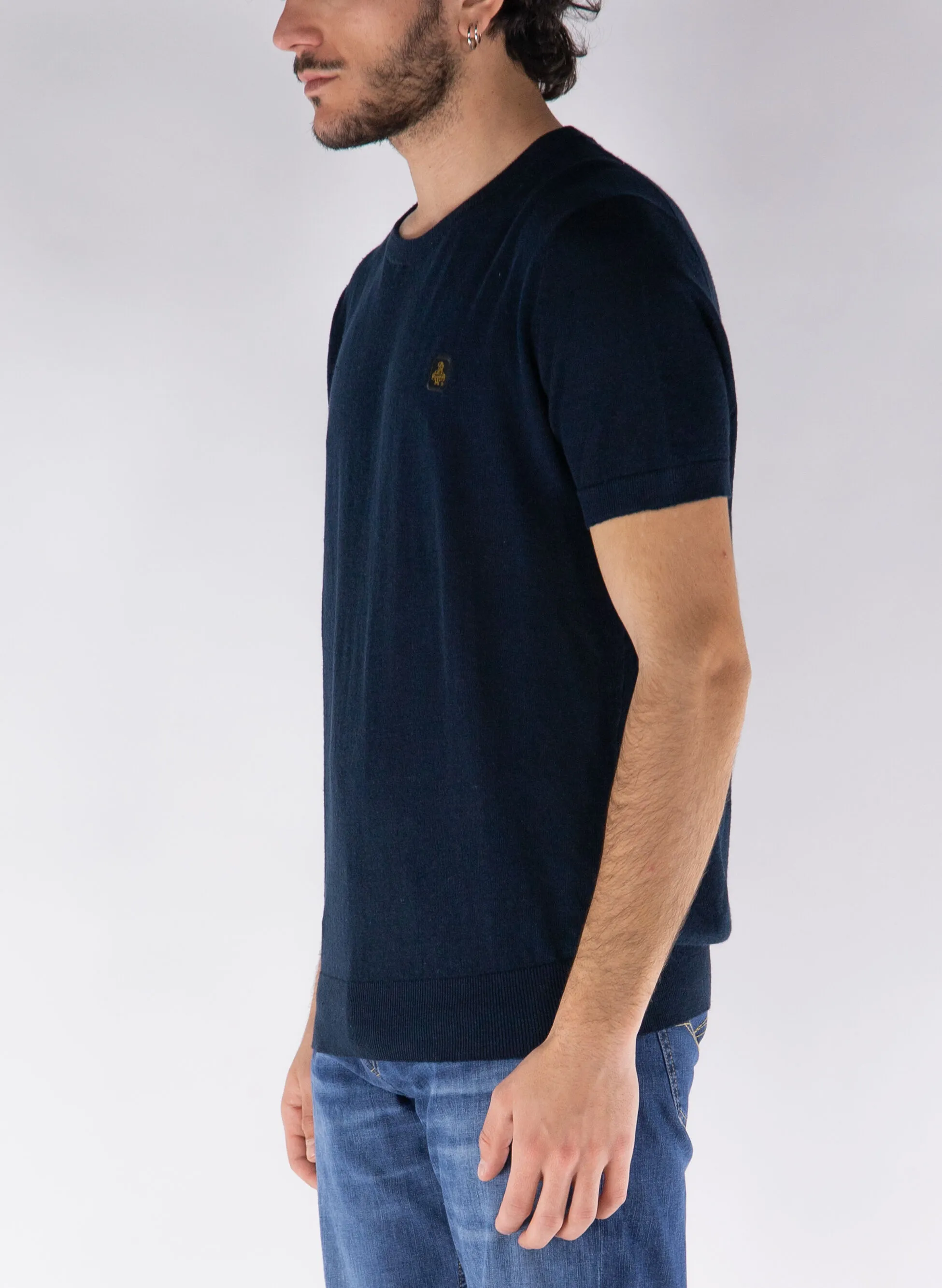 maglione maniche corte sea misto lino