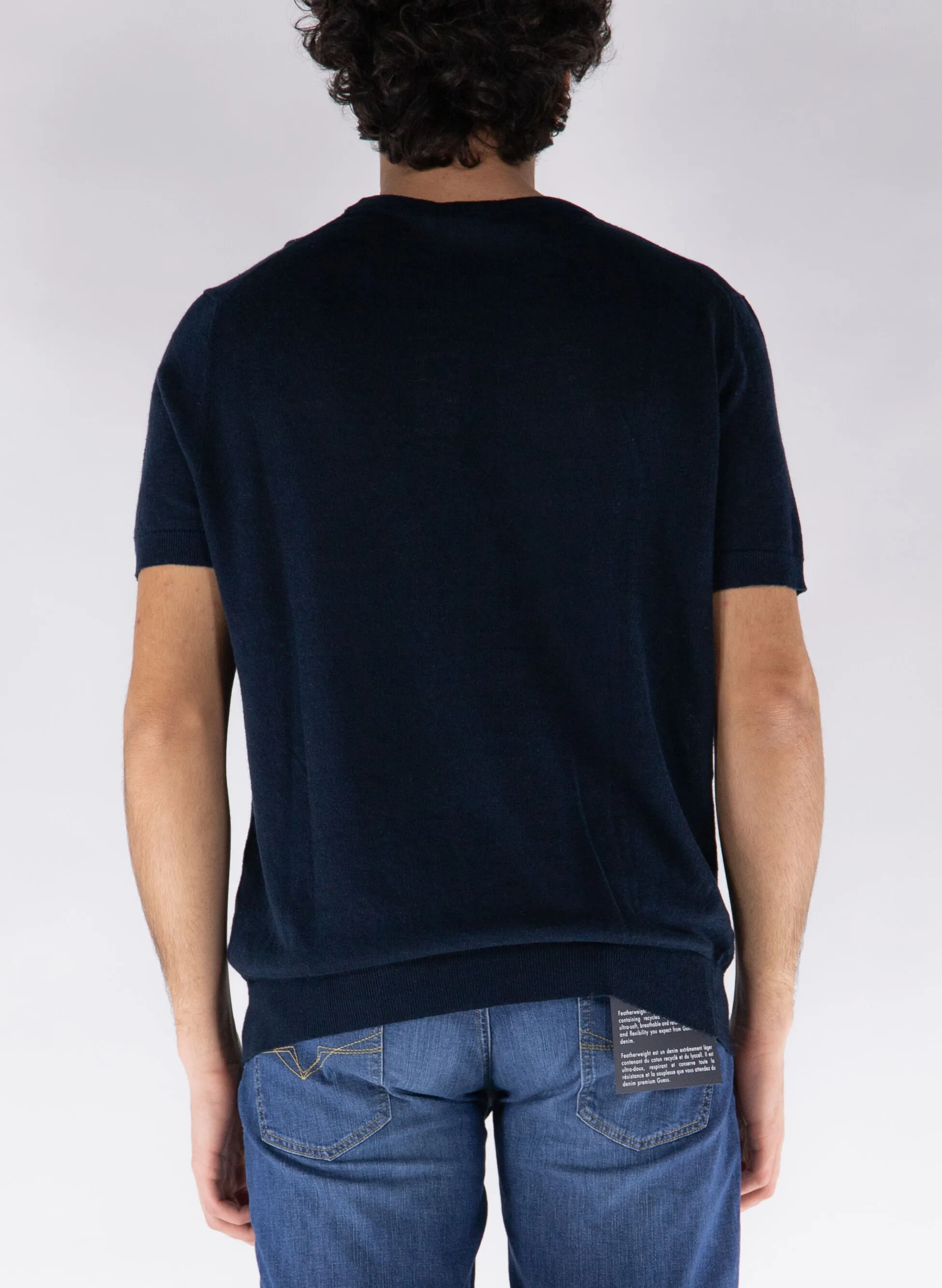 maglione maniche corte sea misto lino