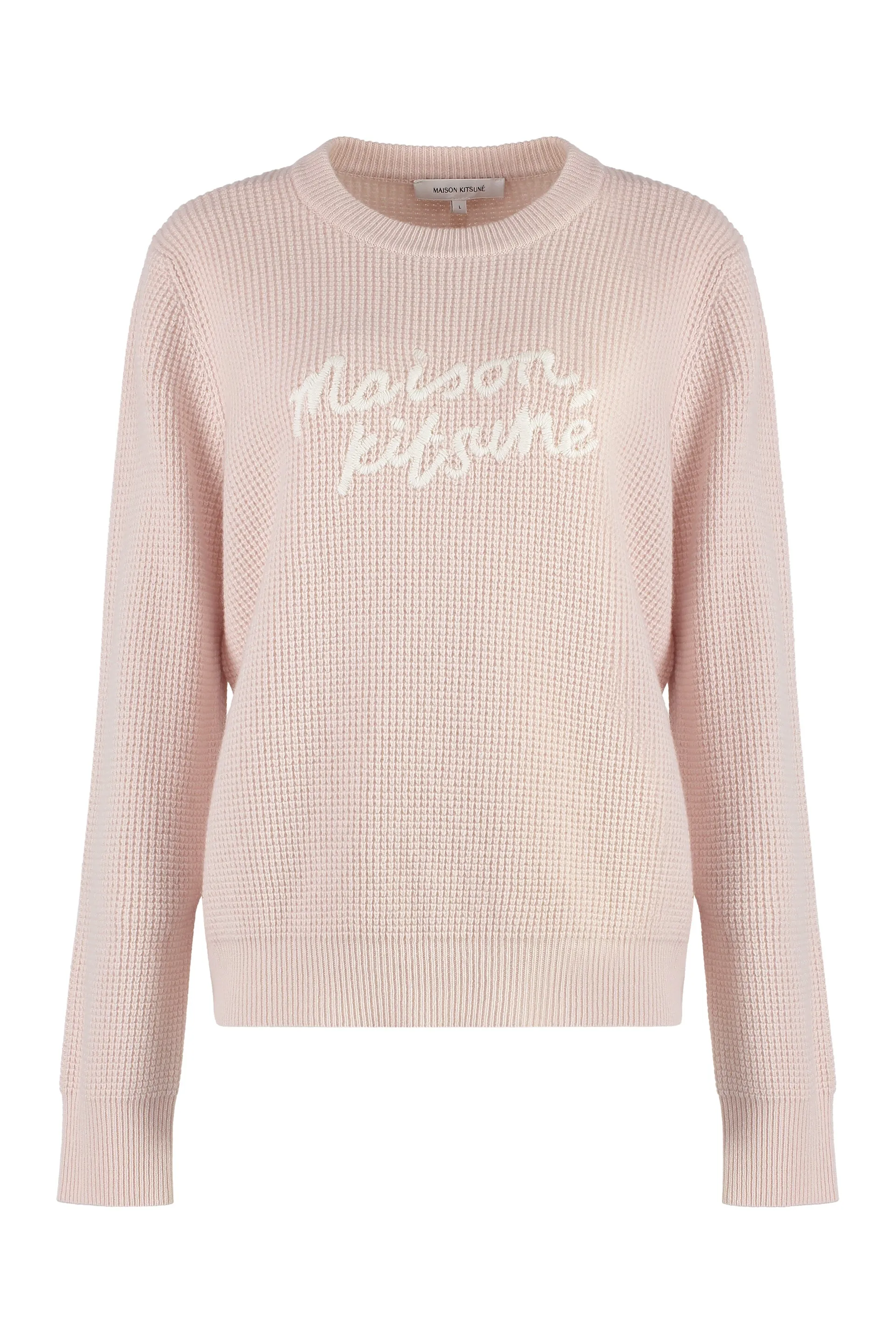 Maison Kitsuné Maglione girocollo in lana