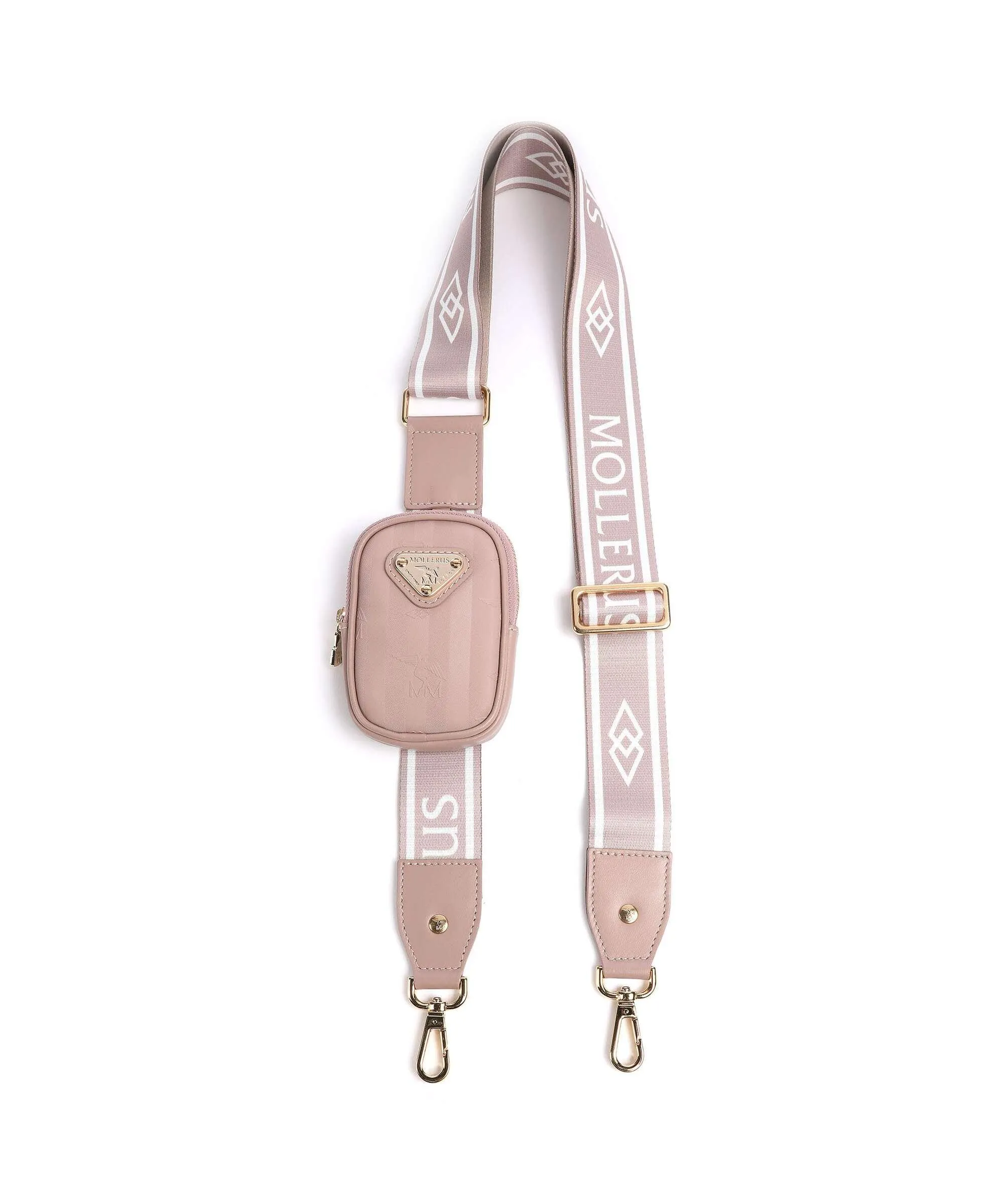  Maison Mollerus Tiana Tracolla nylon rosa antico  