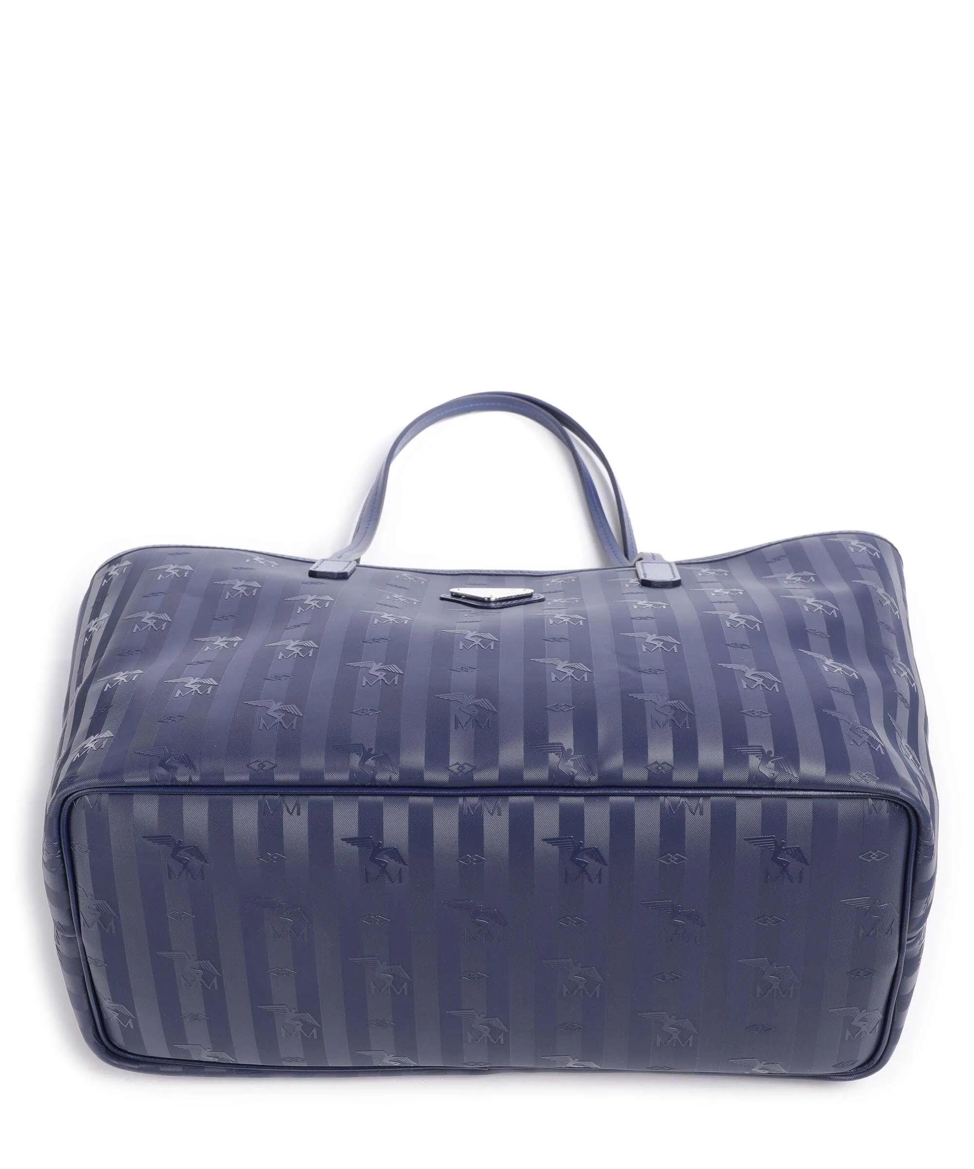  Maison Mollerus Vinerus Bern Borsa shopper tela blu scuro  
