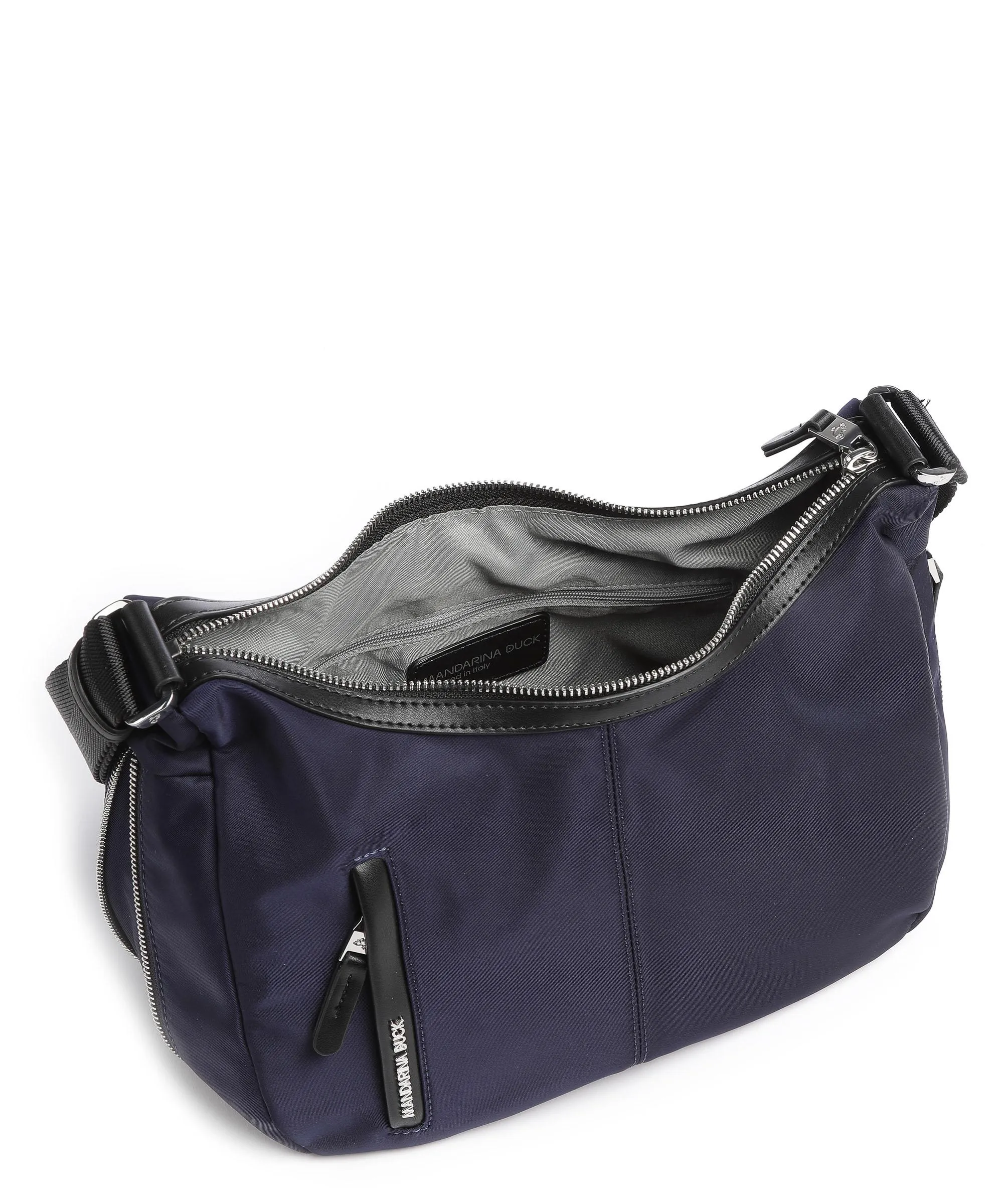  Mandarina Duck Hunter Borsa hobo nylon blu scuro  