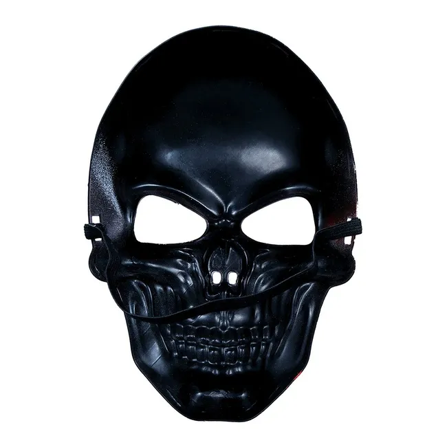 Maschera da teschio screpolata rossa