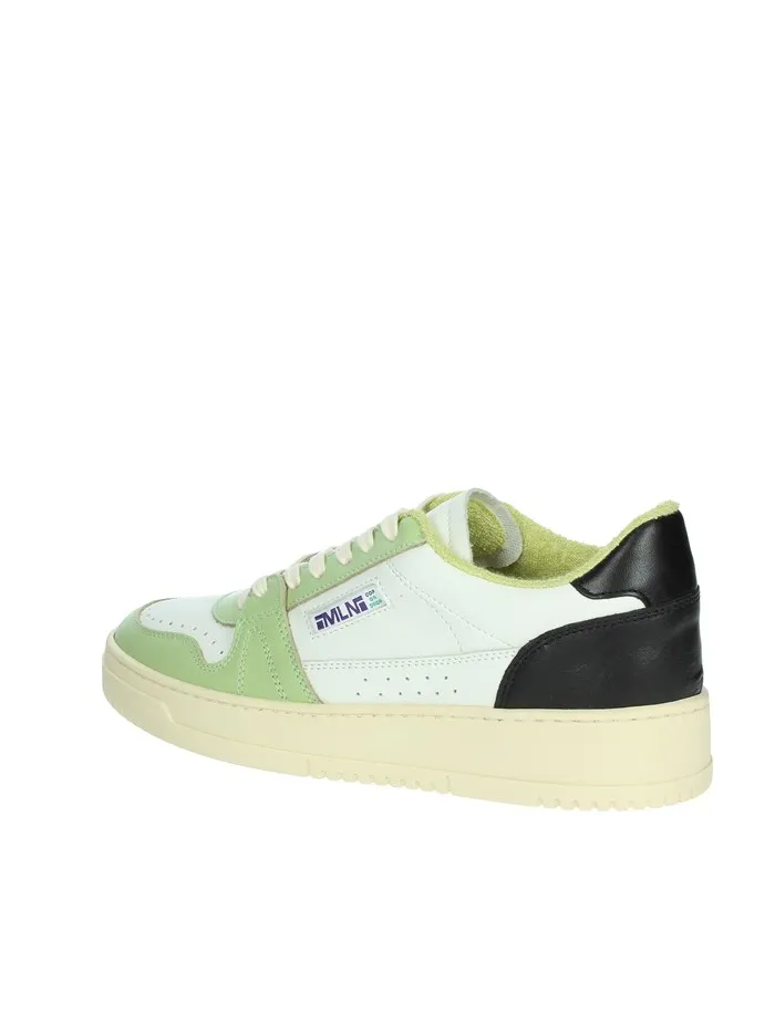 MELINE  SNEAKERS BASSA DB70 BIANCO/VERDE