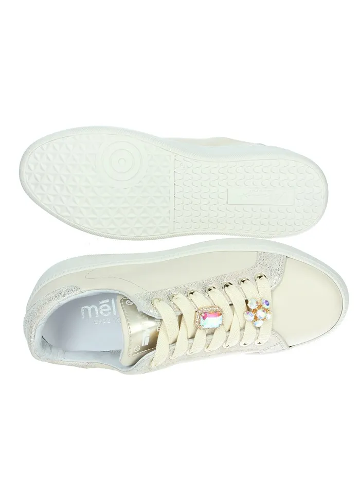 MELINE  SNEAKERS BASSA PF7/ACC BEIGE