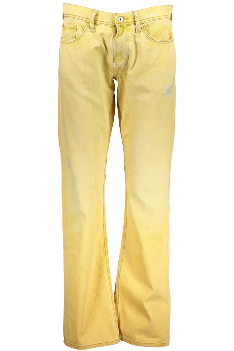 MELTIN'POT JEANS DENIM UOMO GIALLO