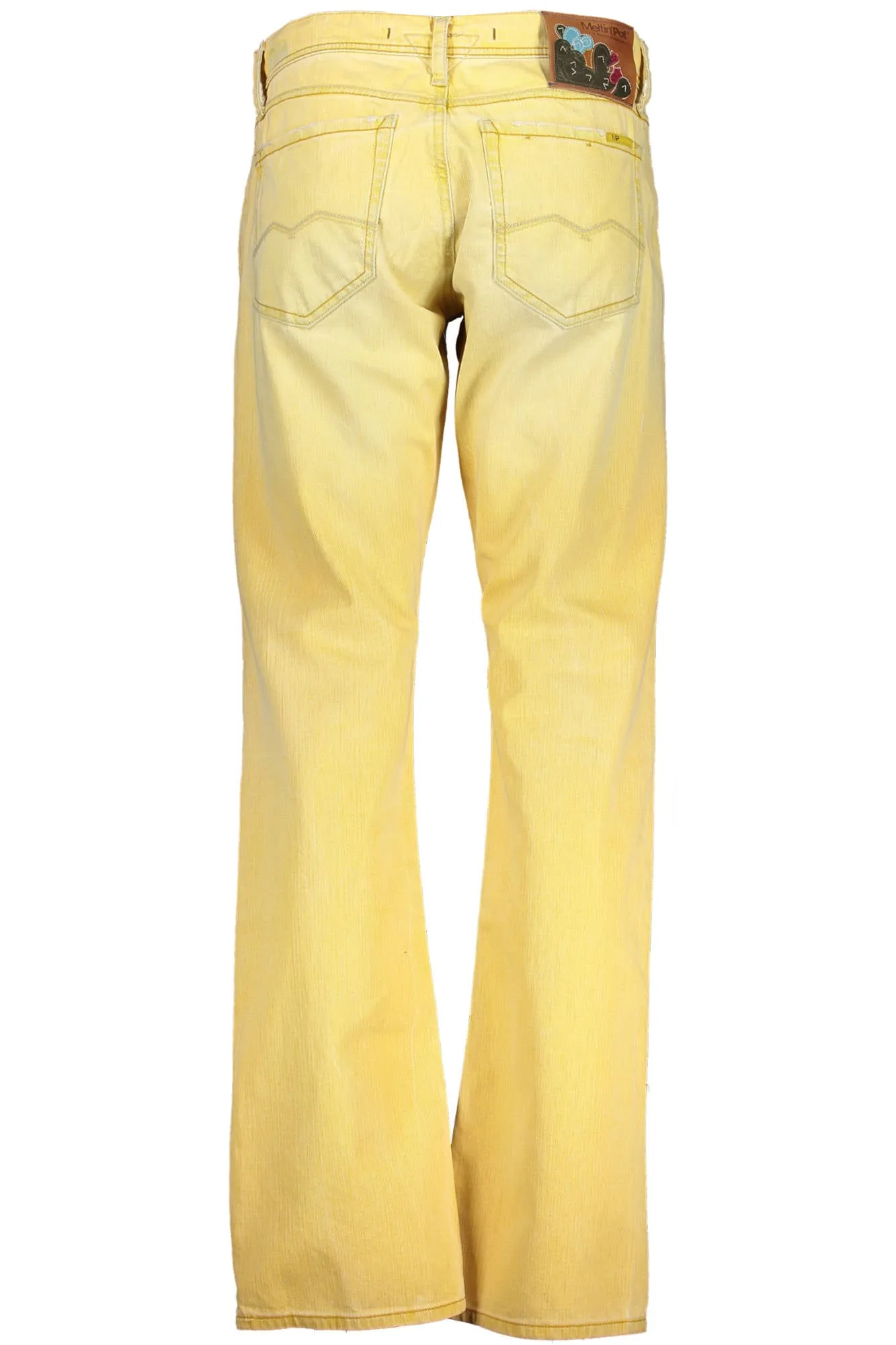 MELTIN'POT JEANS DENIM UOMO GIALLO