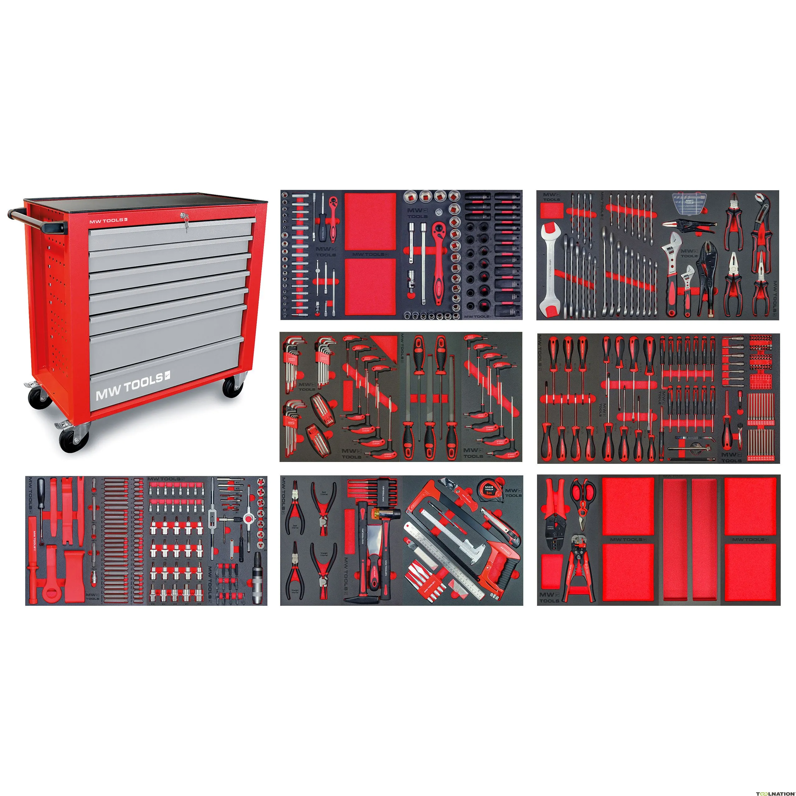 Metal Works 855006753 MWE512G2 Carrello portautensili pieno XL da 514 pezzi