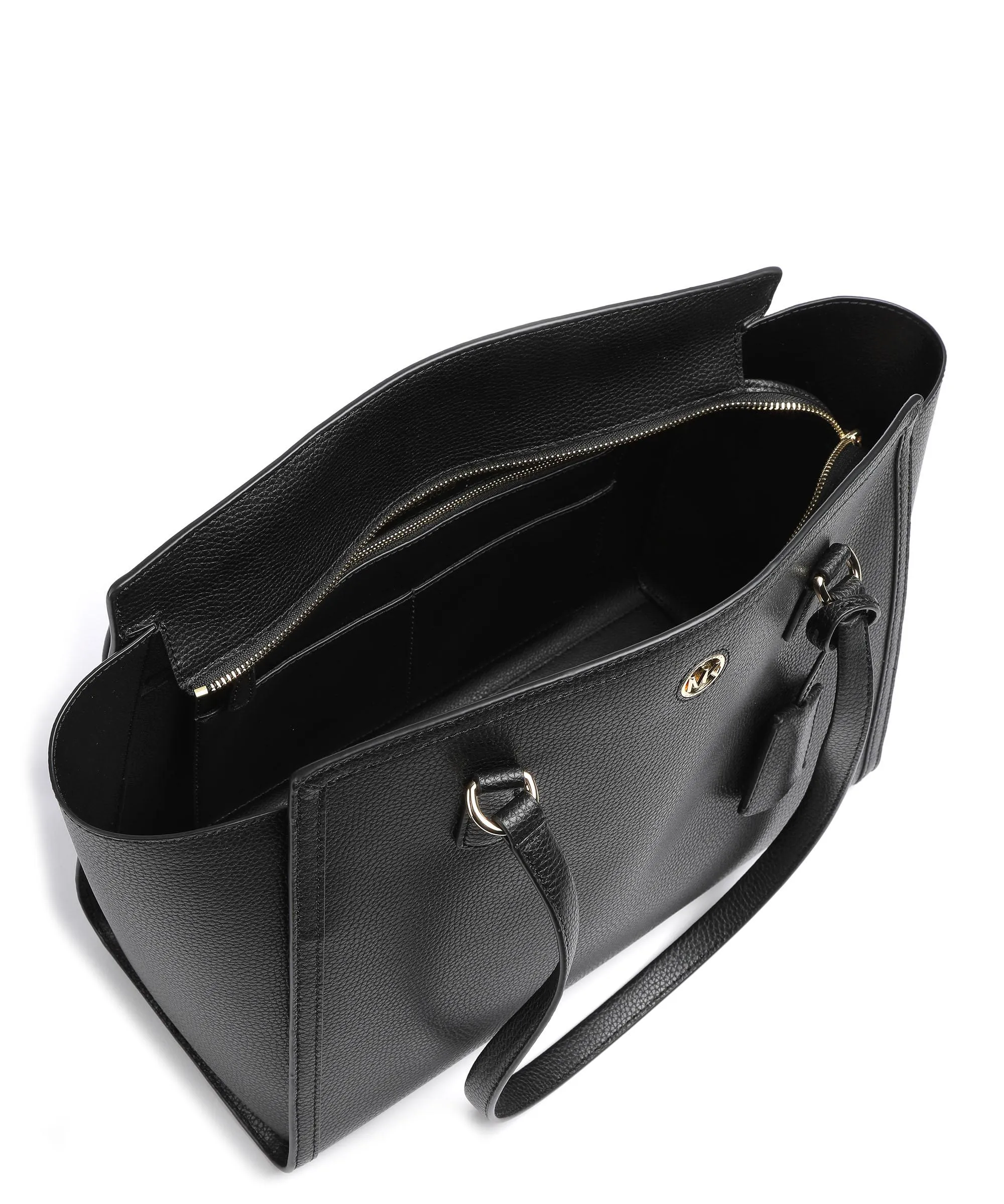  Michael Kors Chantal Borsa shopper pelle di vacchetta grana nero  