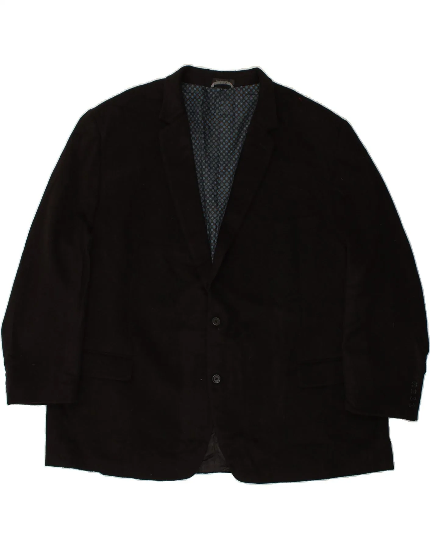 MICHAEL KORS Mens 2 Button Blazer Jacket IT 58 4XL Black Camelhair