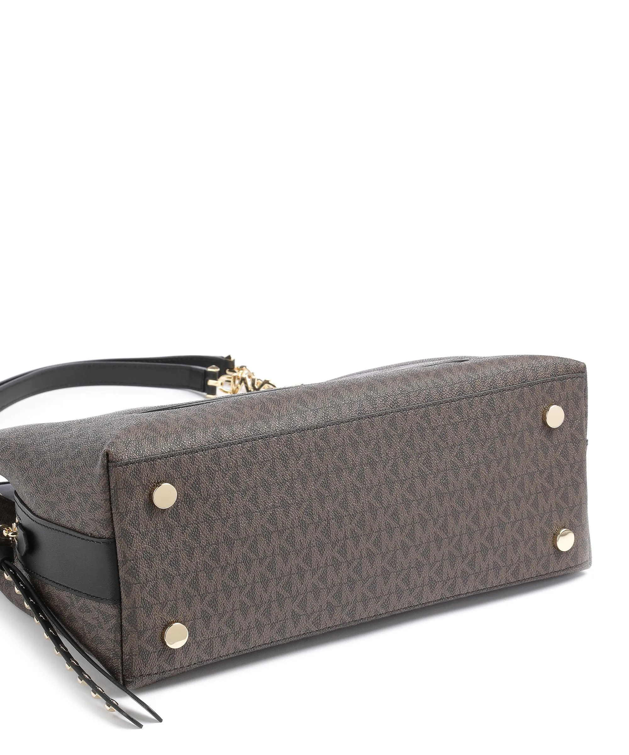  Michael Kors Piper Borsa hobo tela marrone scuro  