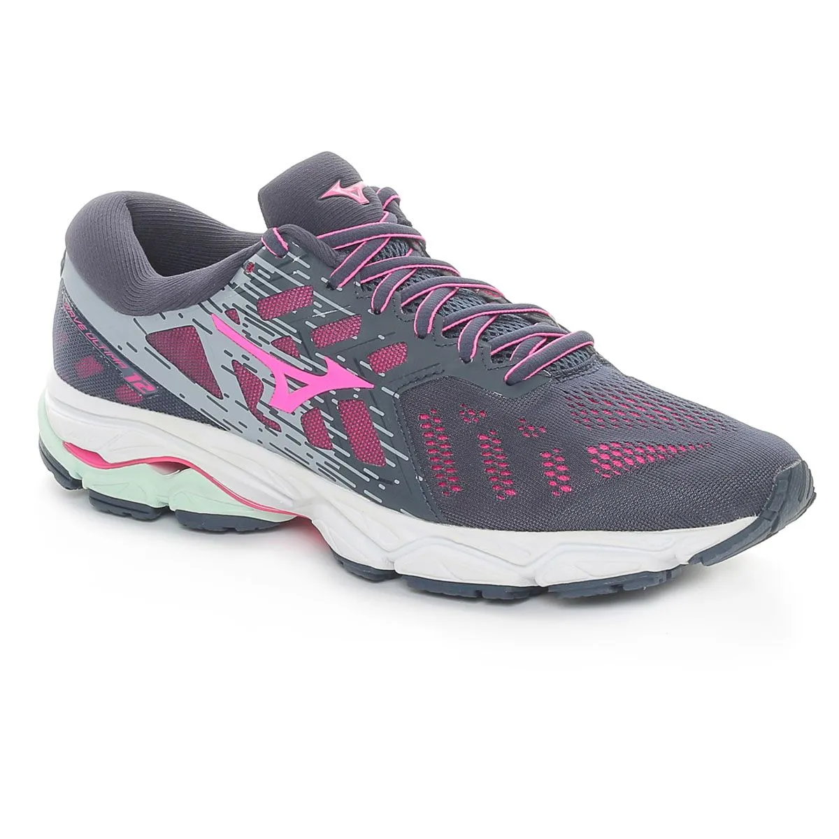 Mizuno Wave Ultima 12 Donna Nero Grigio Rosa