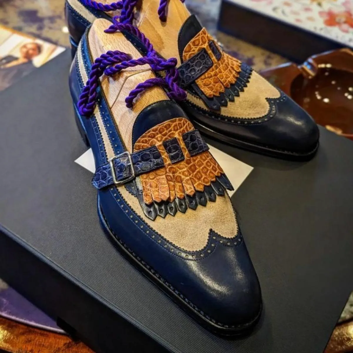 Mocassini da uomo Nappe Scarpe formali da sposa Punta tonda Slipon Primavera / autunno Scarpe da uomo d'affari Spedizione gratui