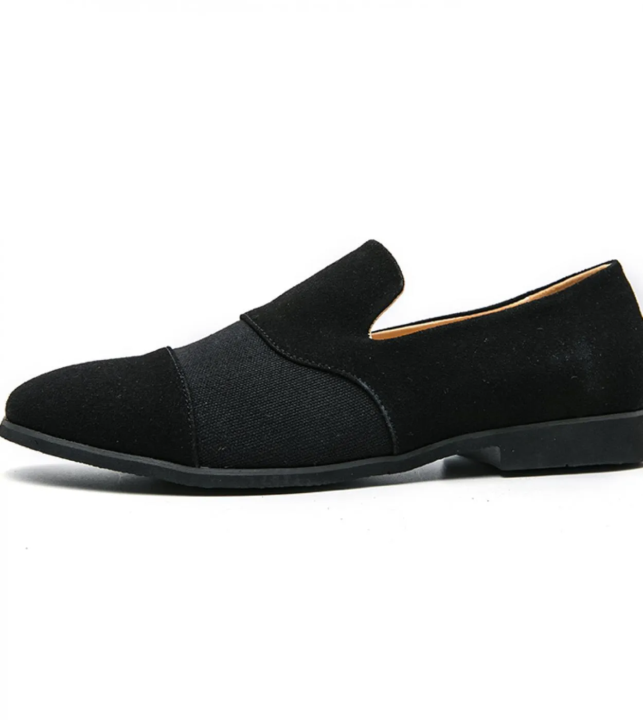 Mocassini Scarpe da uomo Tinta unita Pelle scamosciata artificiale Cuciture a tre sezioni Moda Comode scarpe eleganti casual da