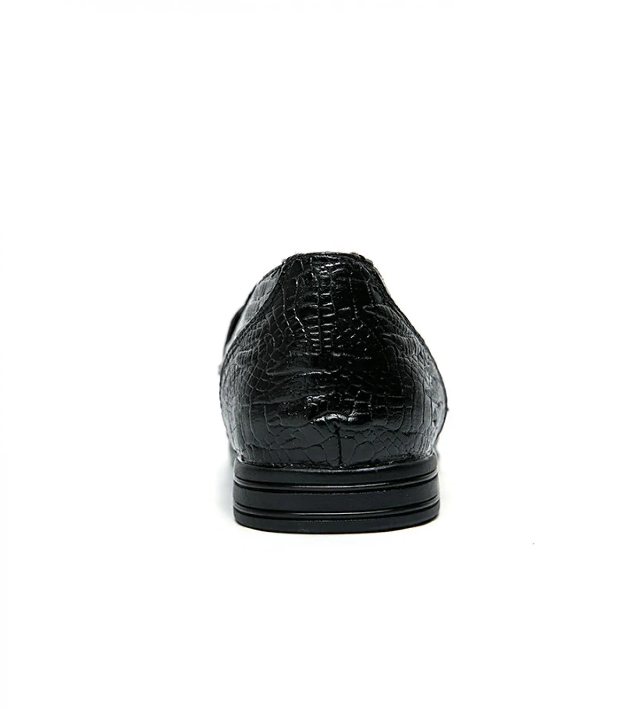 Mocassini Uomo Coccodrillo Modello Tinta unita Pu Retro Monk Doppia fibbia Moda Casual Festa di nozze Scarpe eleganti quotidiane